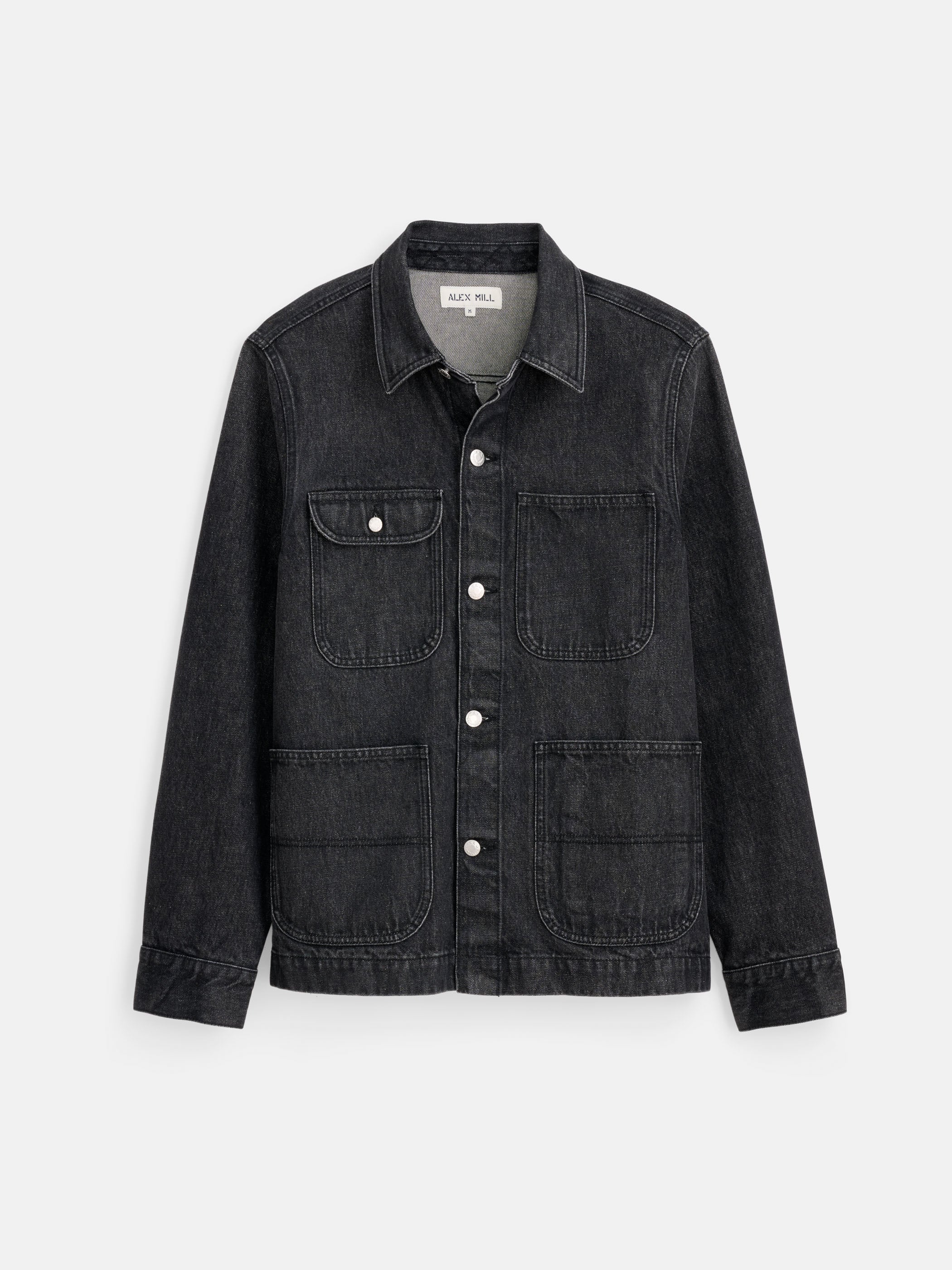 Work Jacket In Vintage Wash Denim