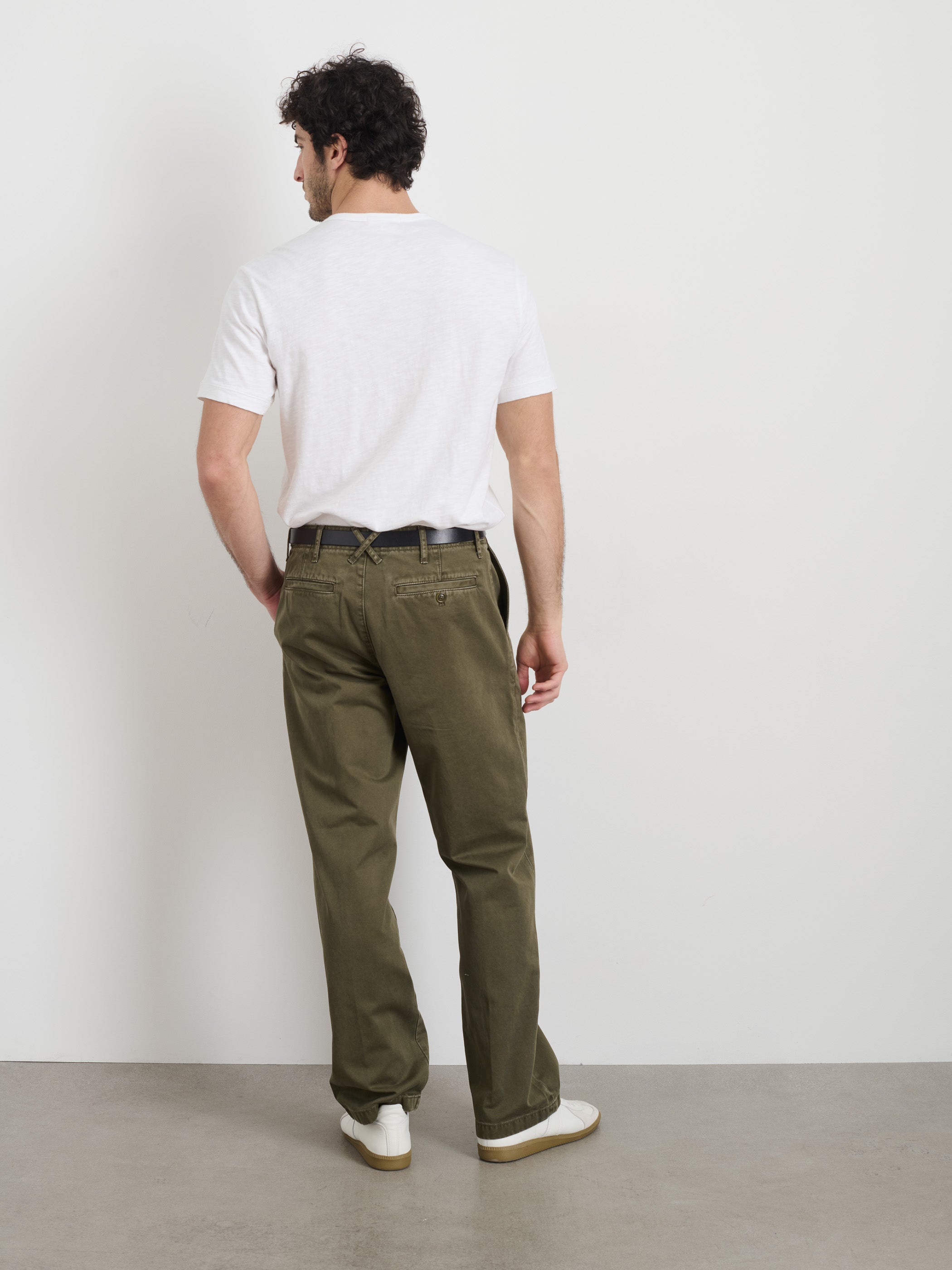 Straight Leg Pant In Vintage Wash Chino