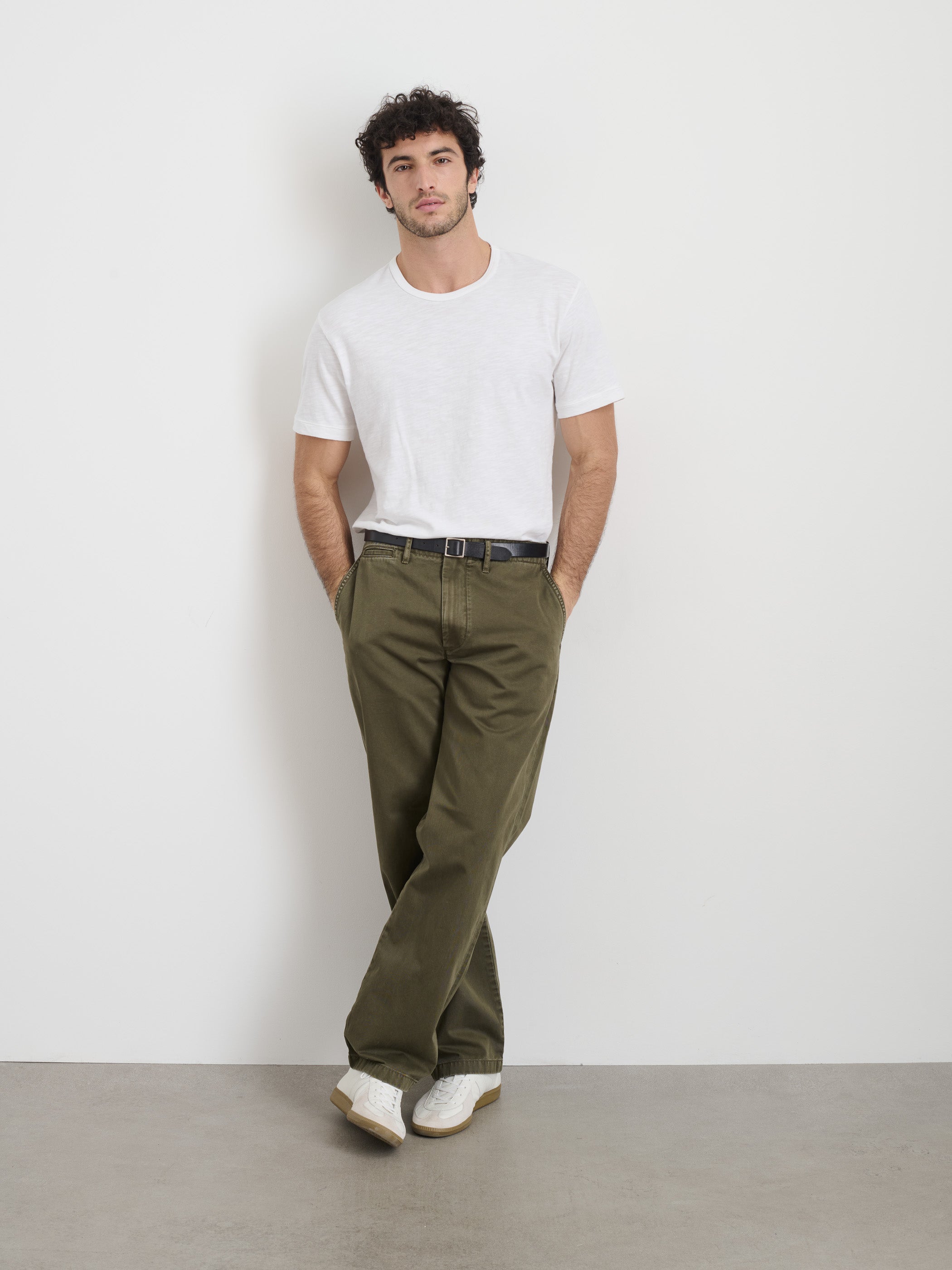 Straight Leg Pant In Vintage Wash Chino