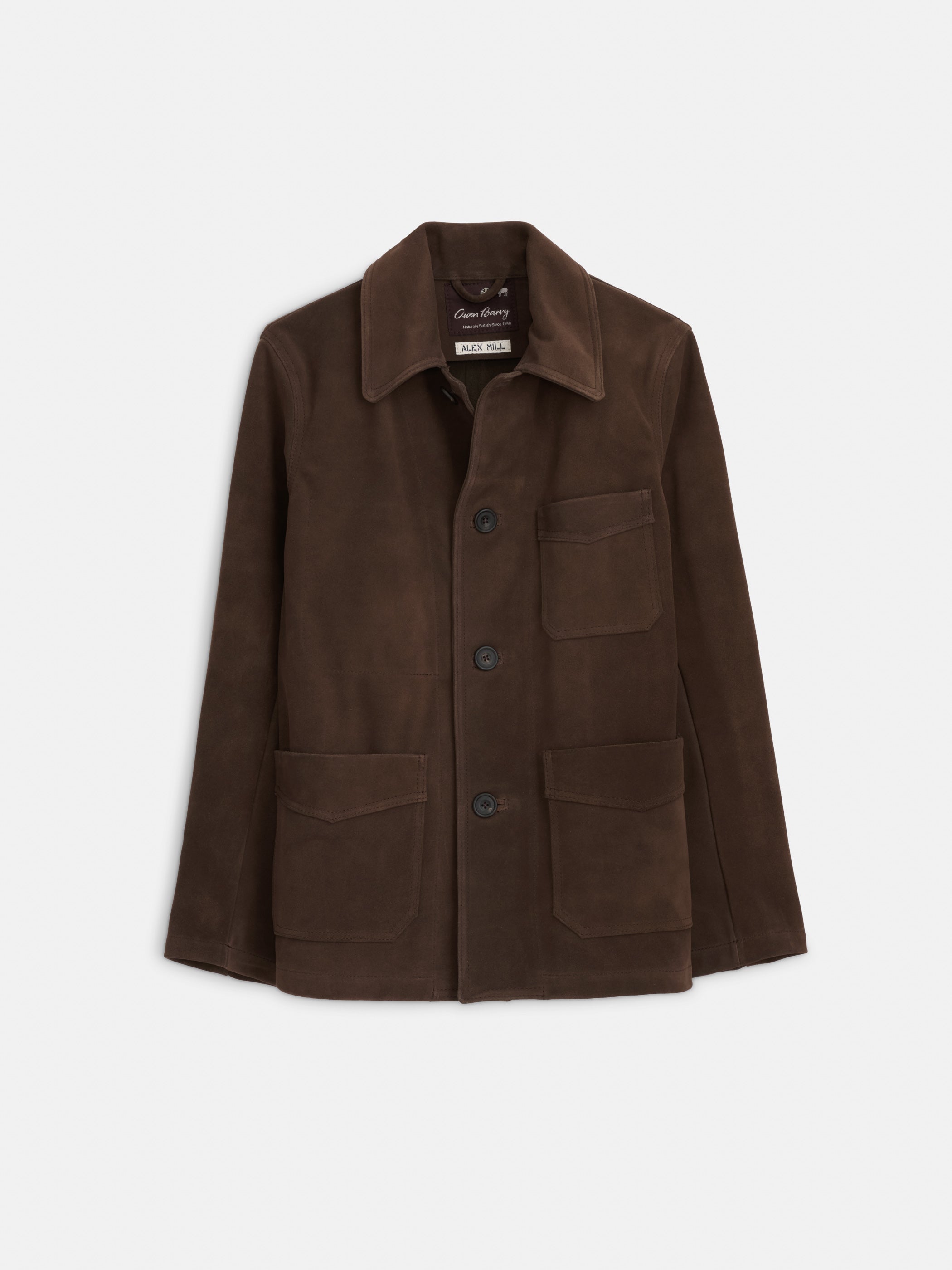 Owen Barry x Alex Mill Work Jacket in Suede
