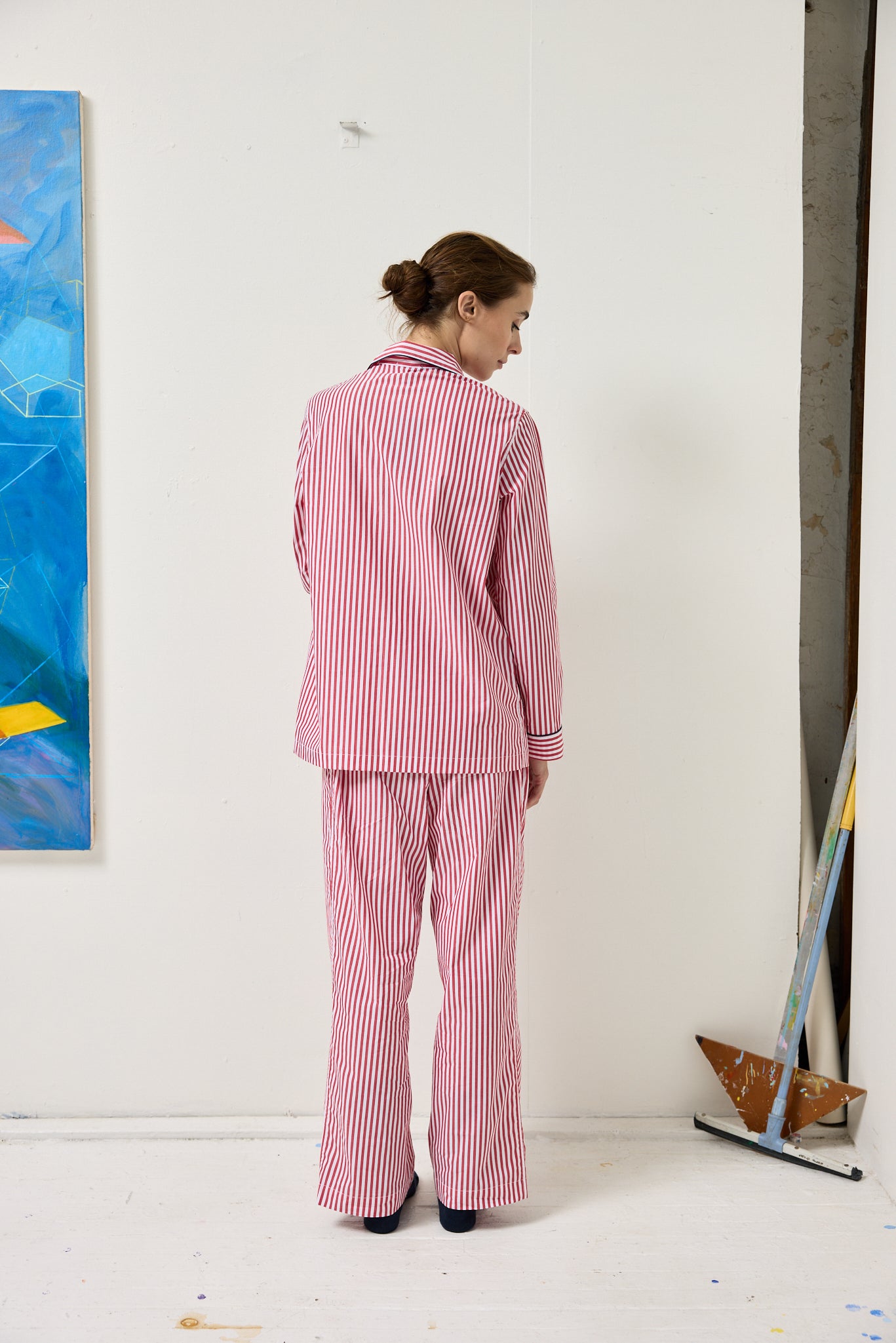 Schostal x Alex Mill Striped Long Sleeve Pajama Set