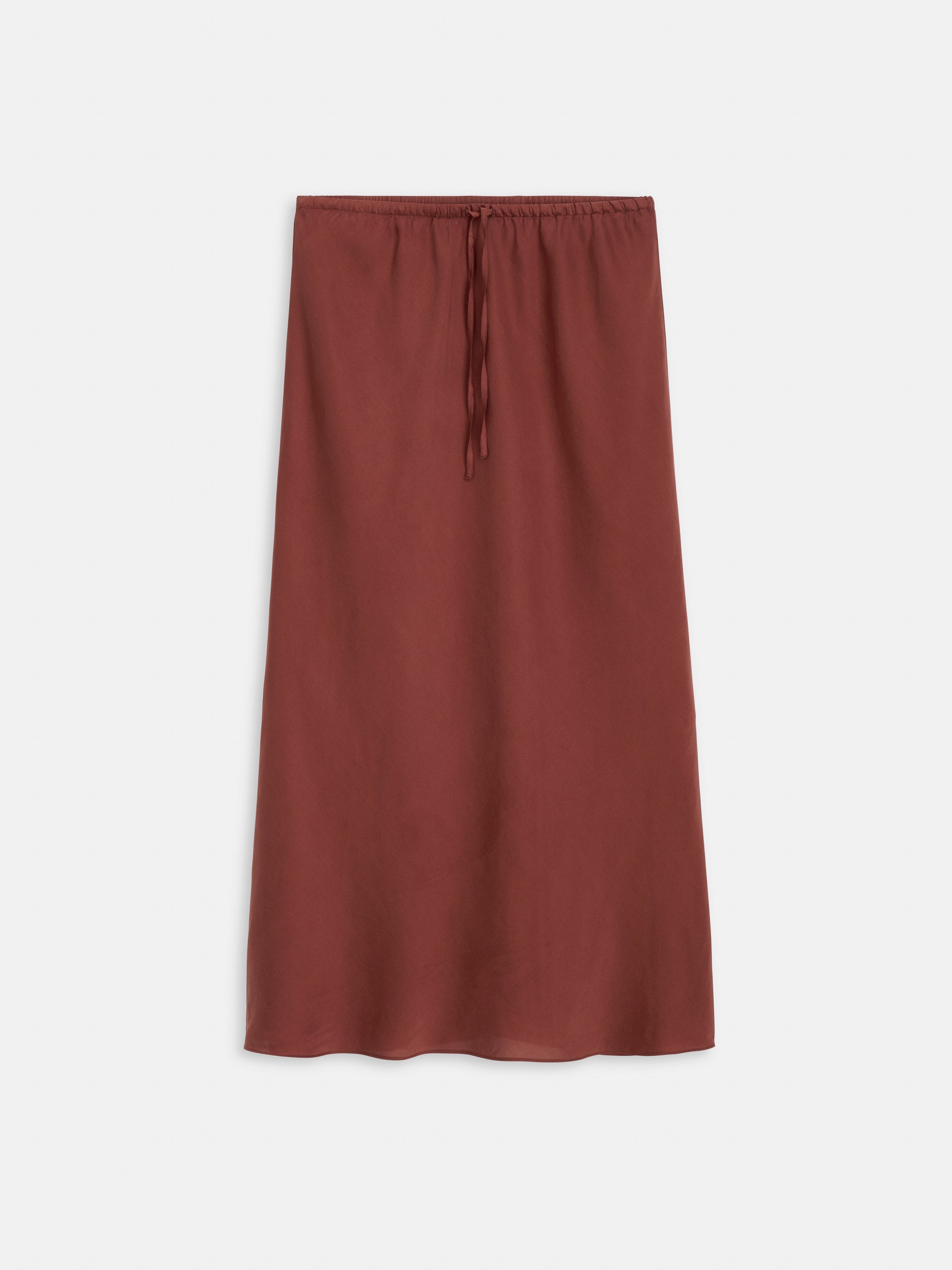 Lilly Slip Skirt In Washed Silk