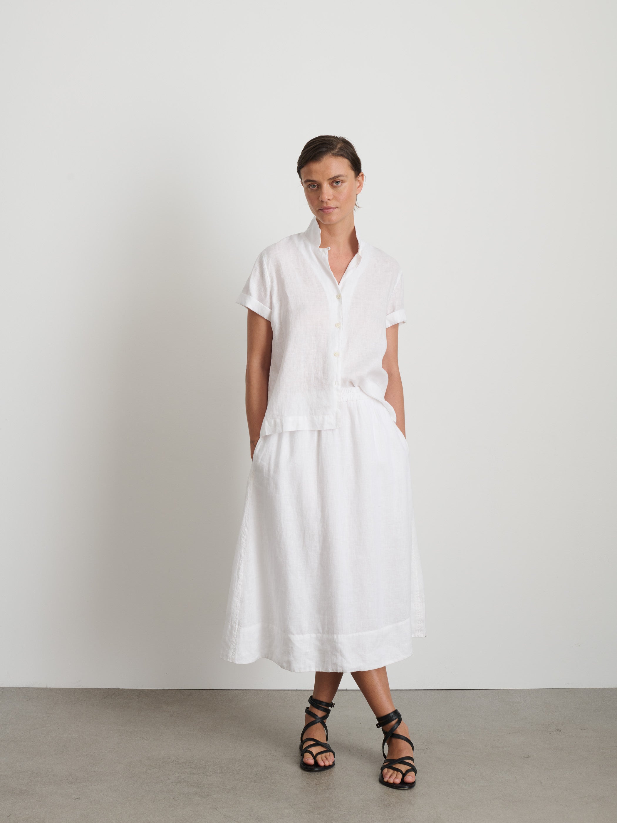 Maddie Skirt in Linen