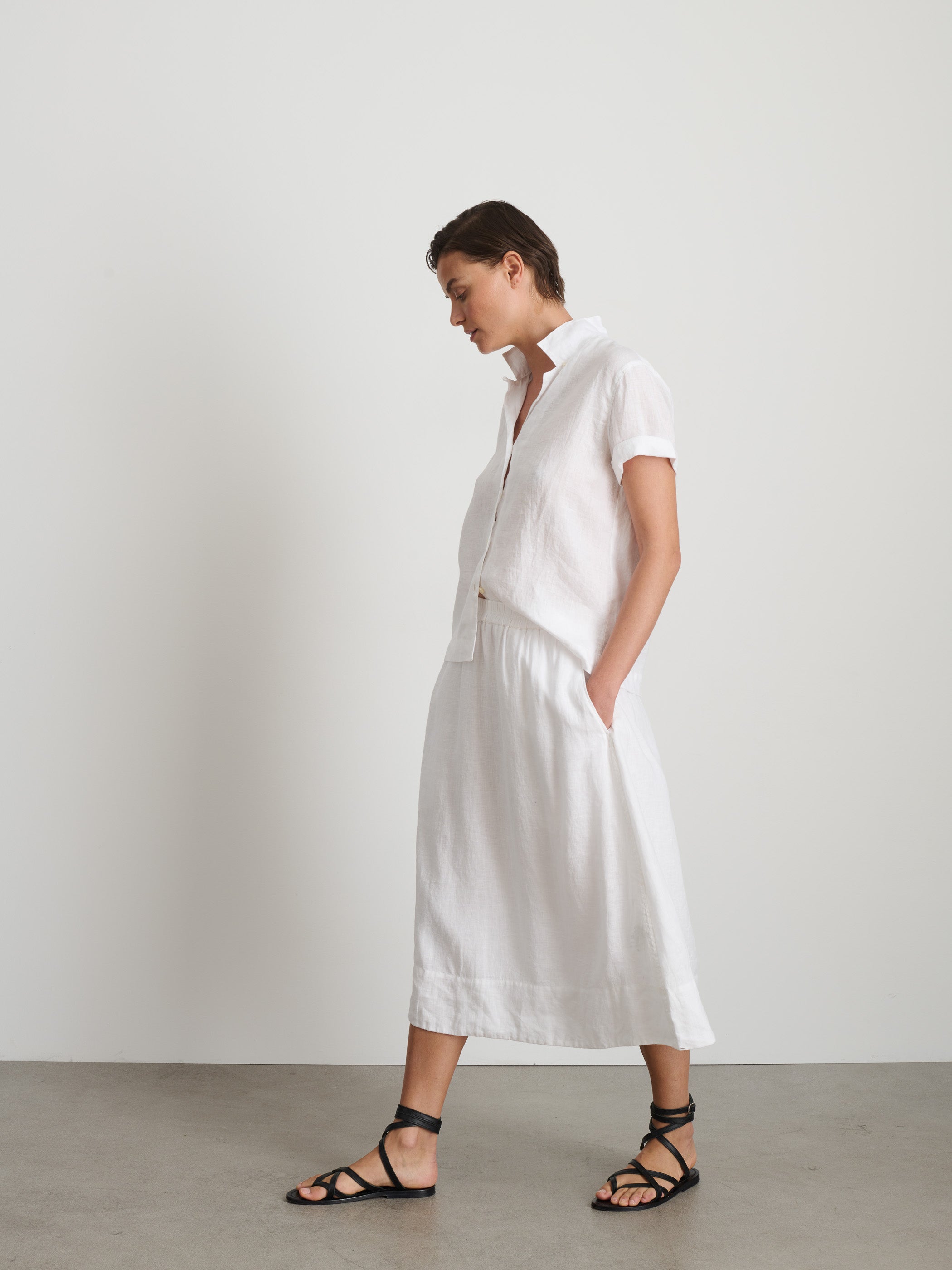 Maddie Skirt in Linen