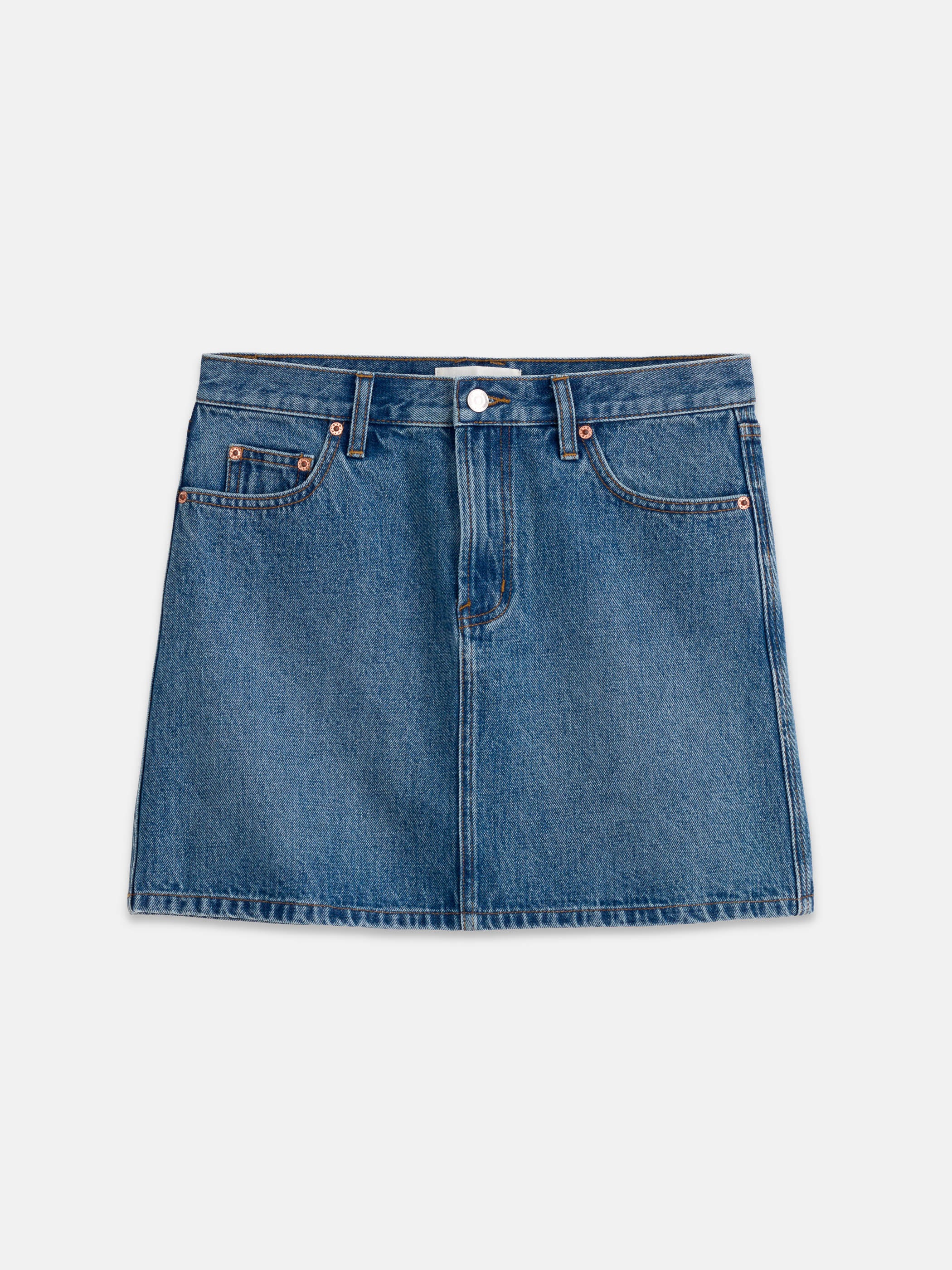 Andie Mini Skirt in Denim