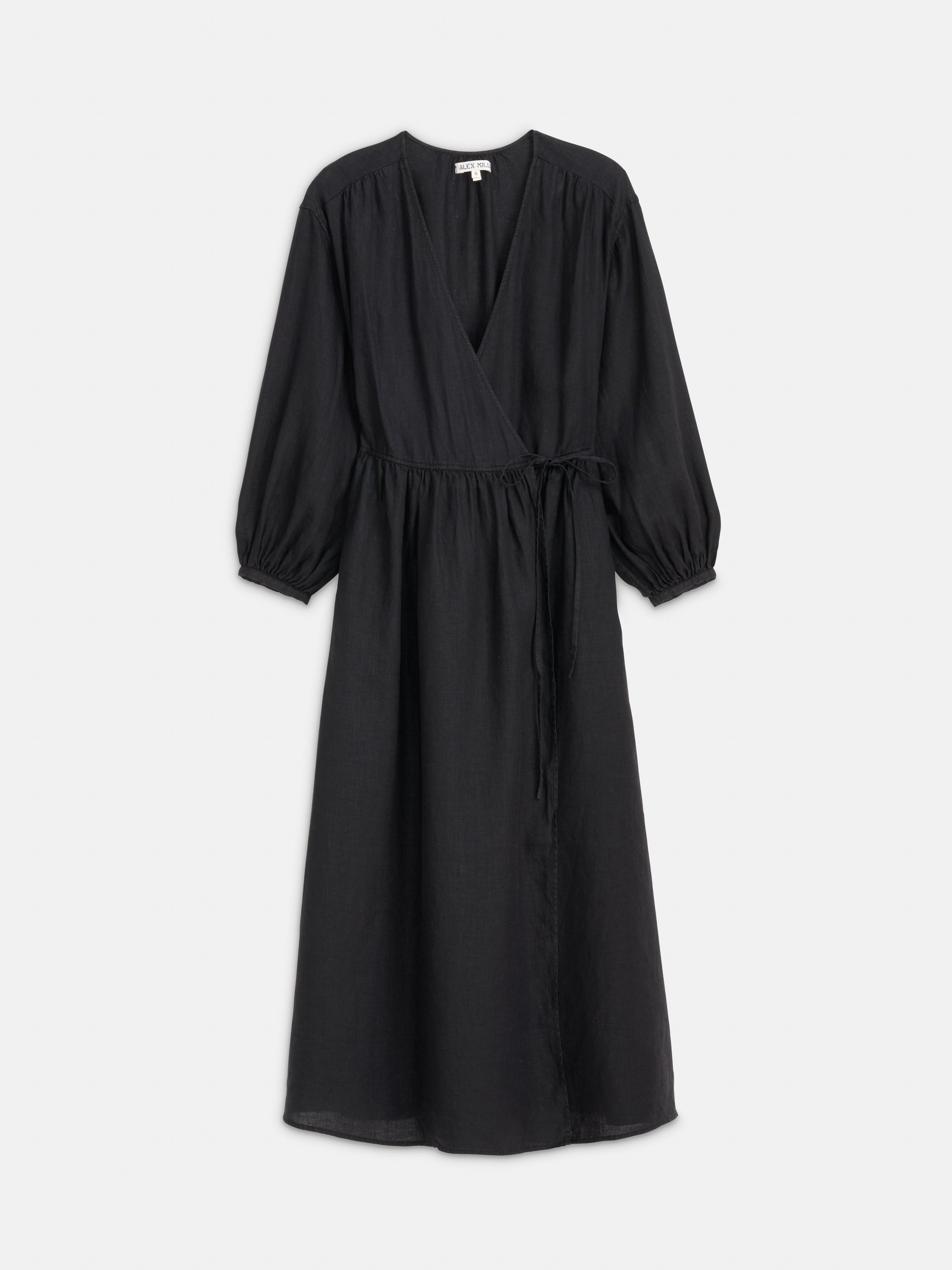 Lauren Wrap Dress In Linen
