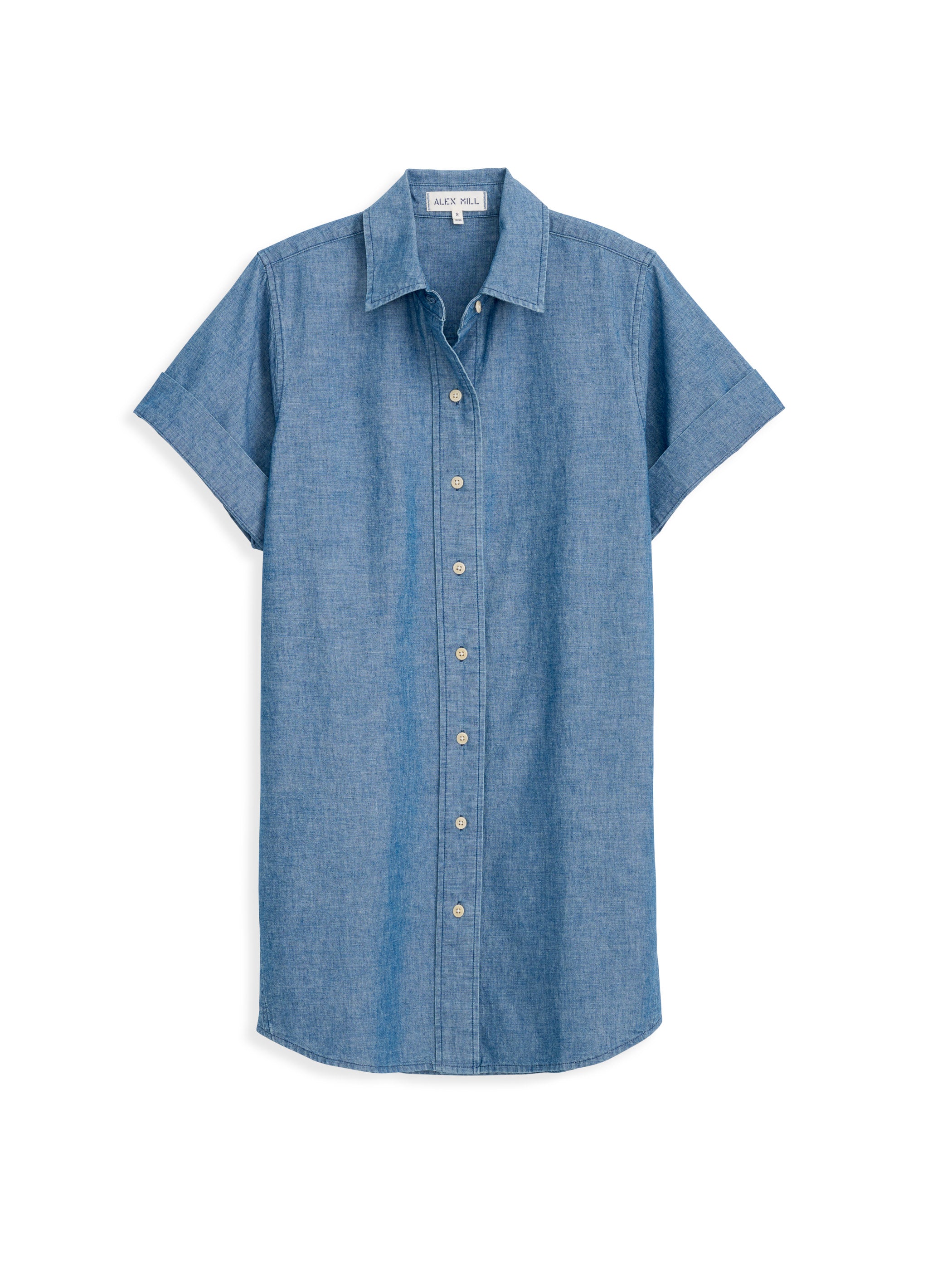 Julia Shirt Dress In Chambray