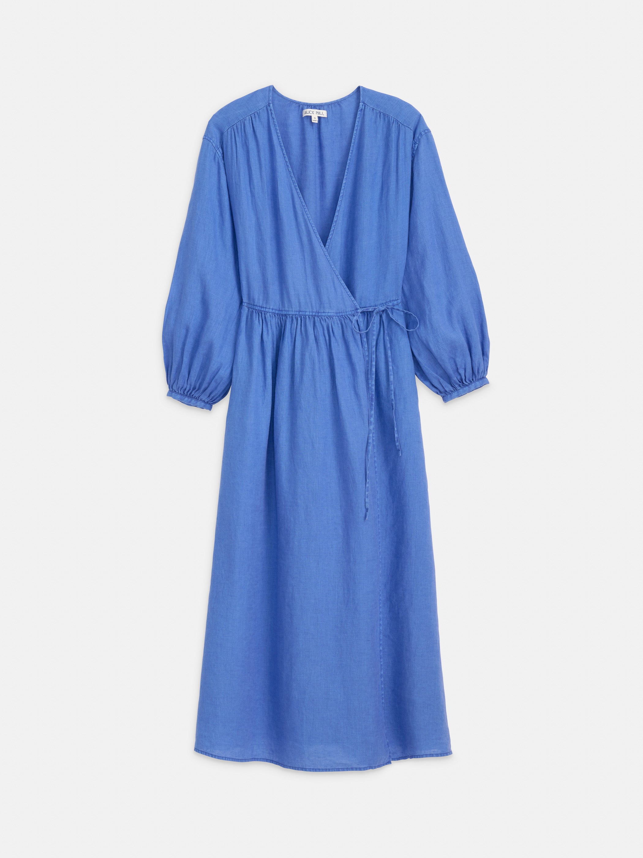 Lauren Wrap Dress In Linen