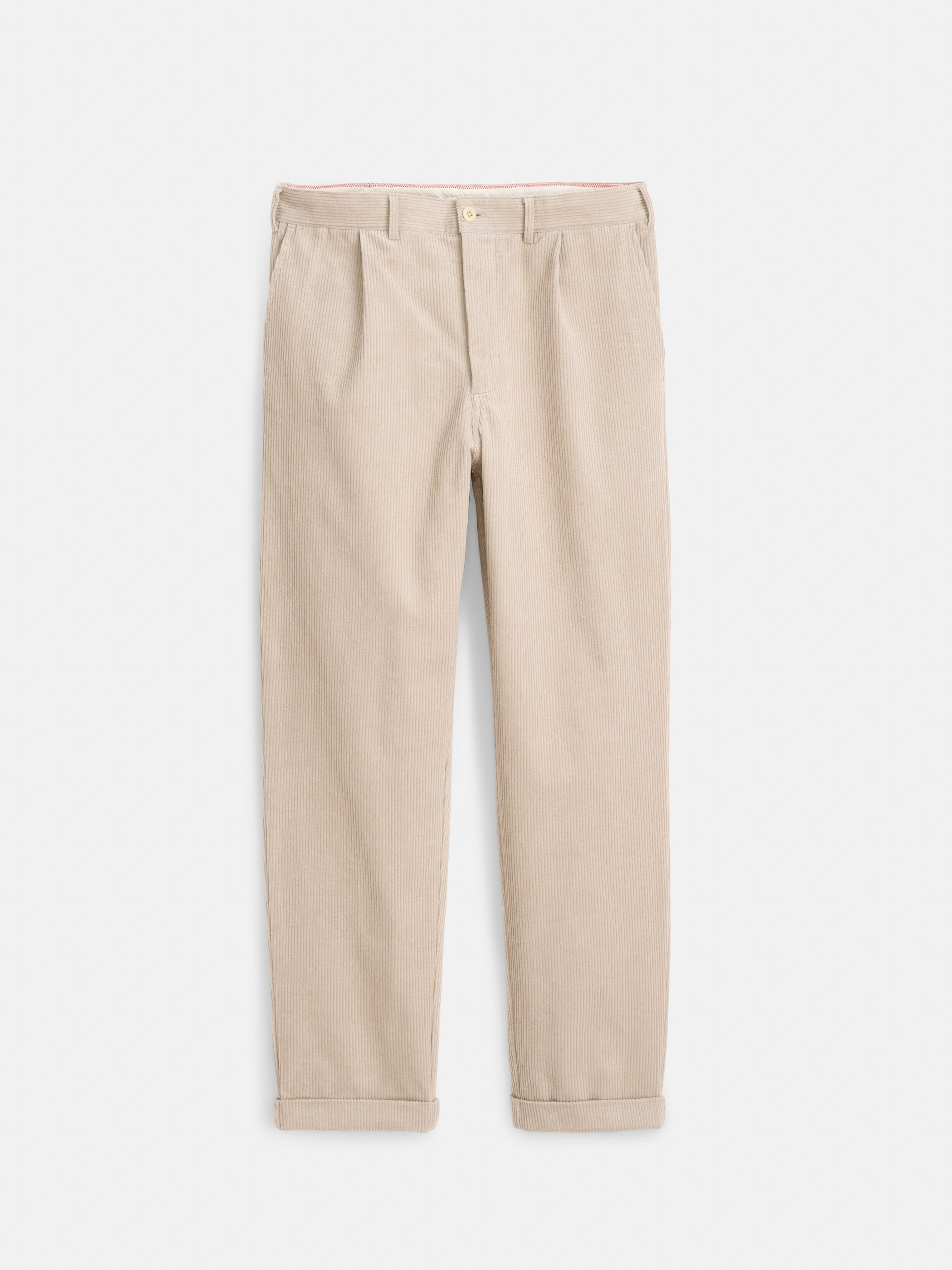 Standard Pleated Pant in Corduroy (Long Inseam)