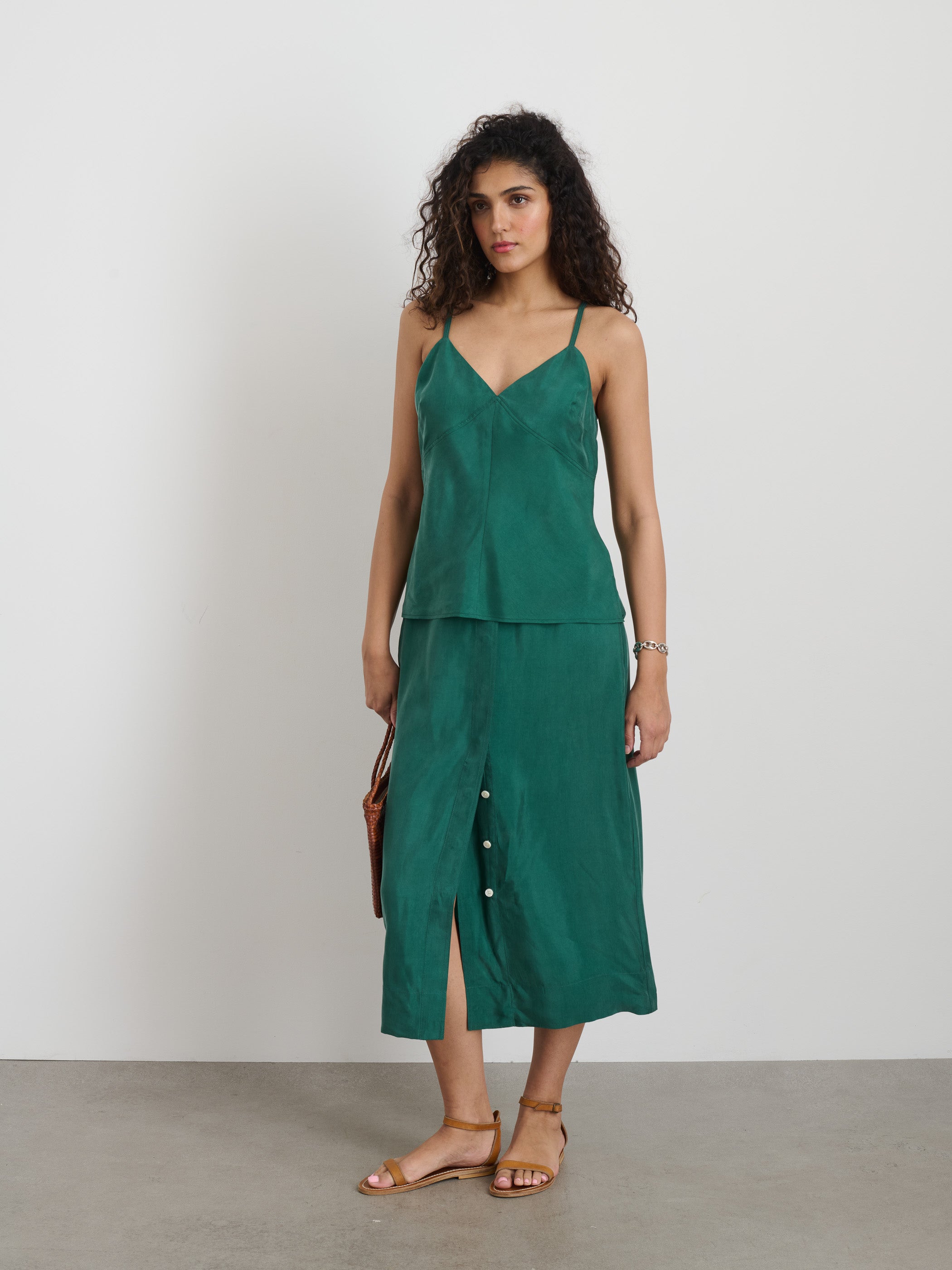 Mia Top In Cupro