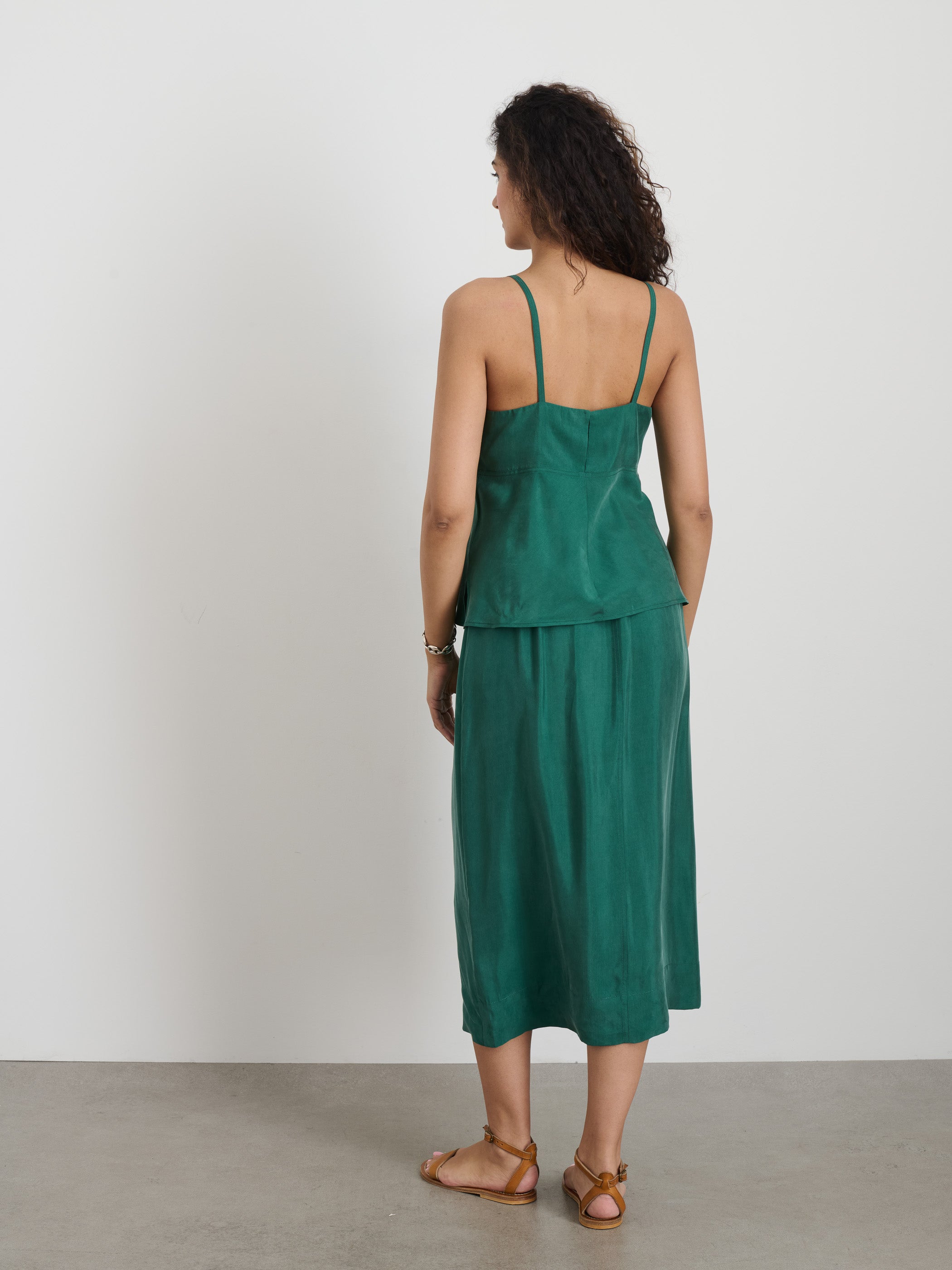 Mia Top In Cupro