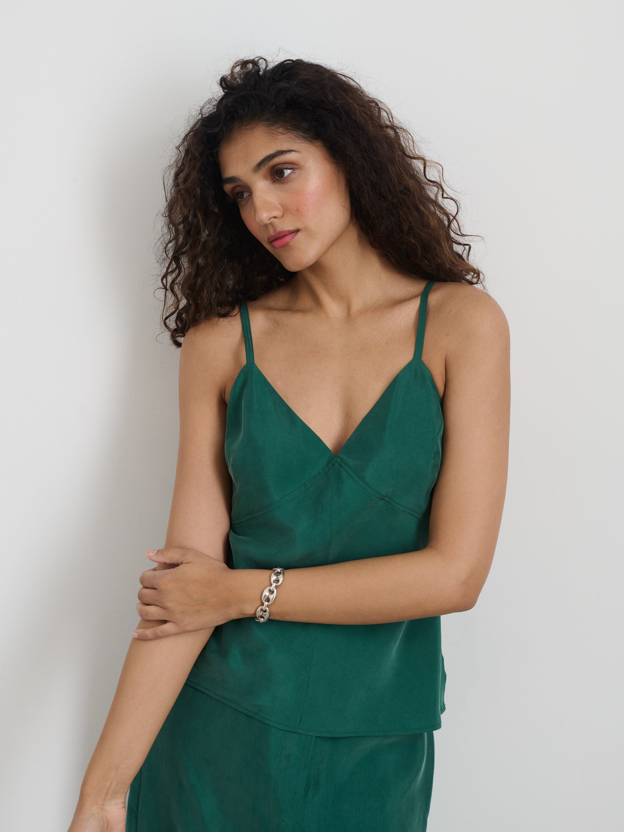 Mia Top In Cupro