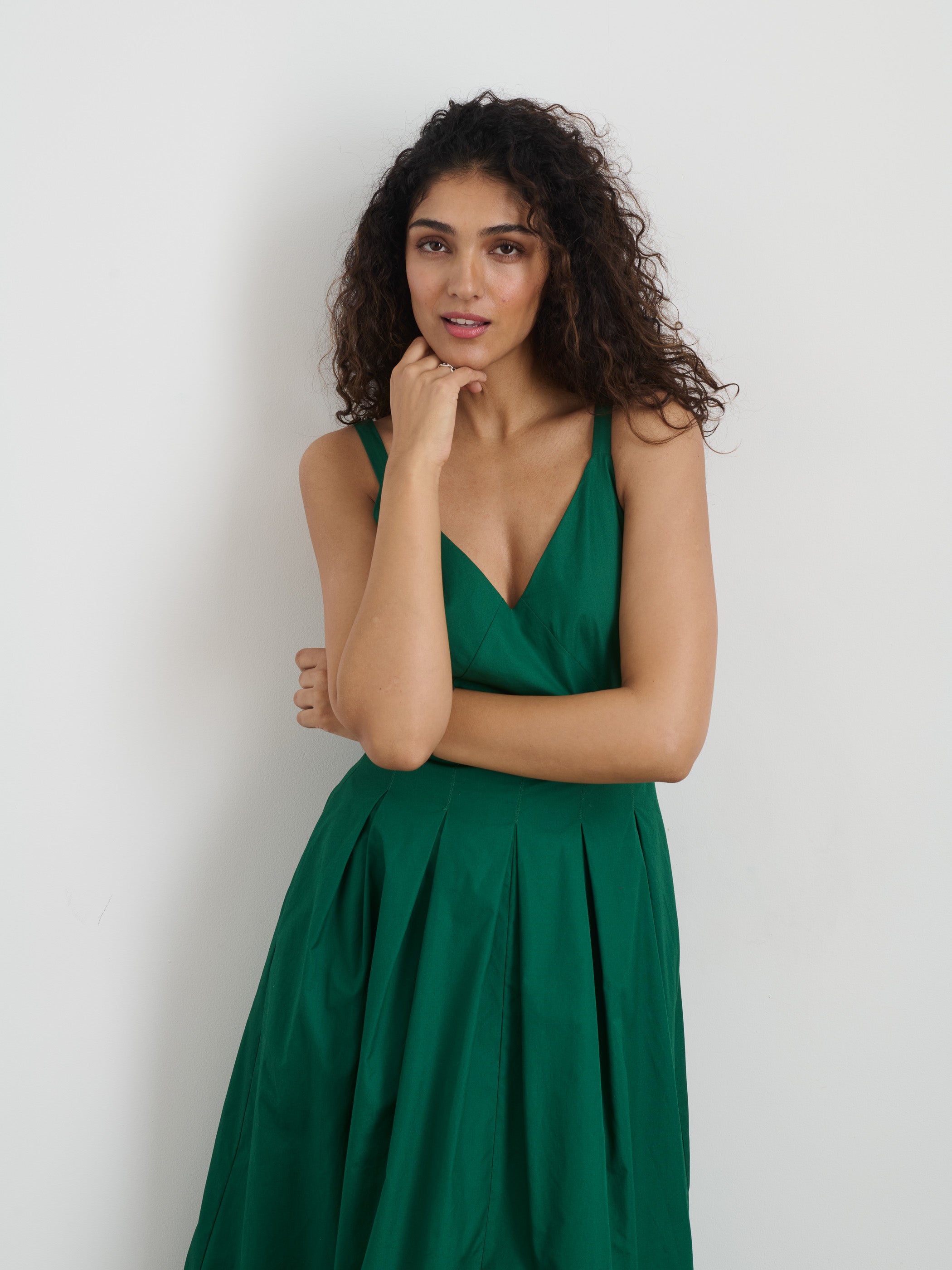 Abby Dress In Cotton Poplin