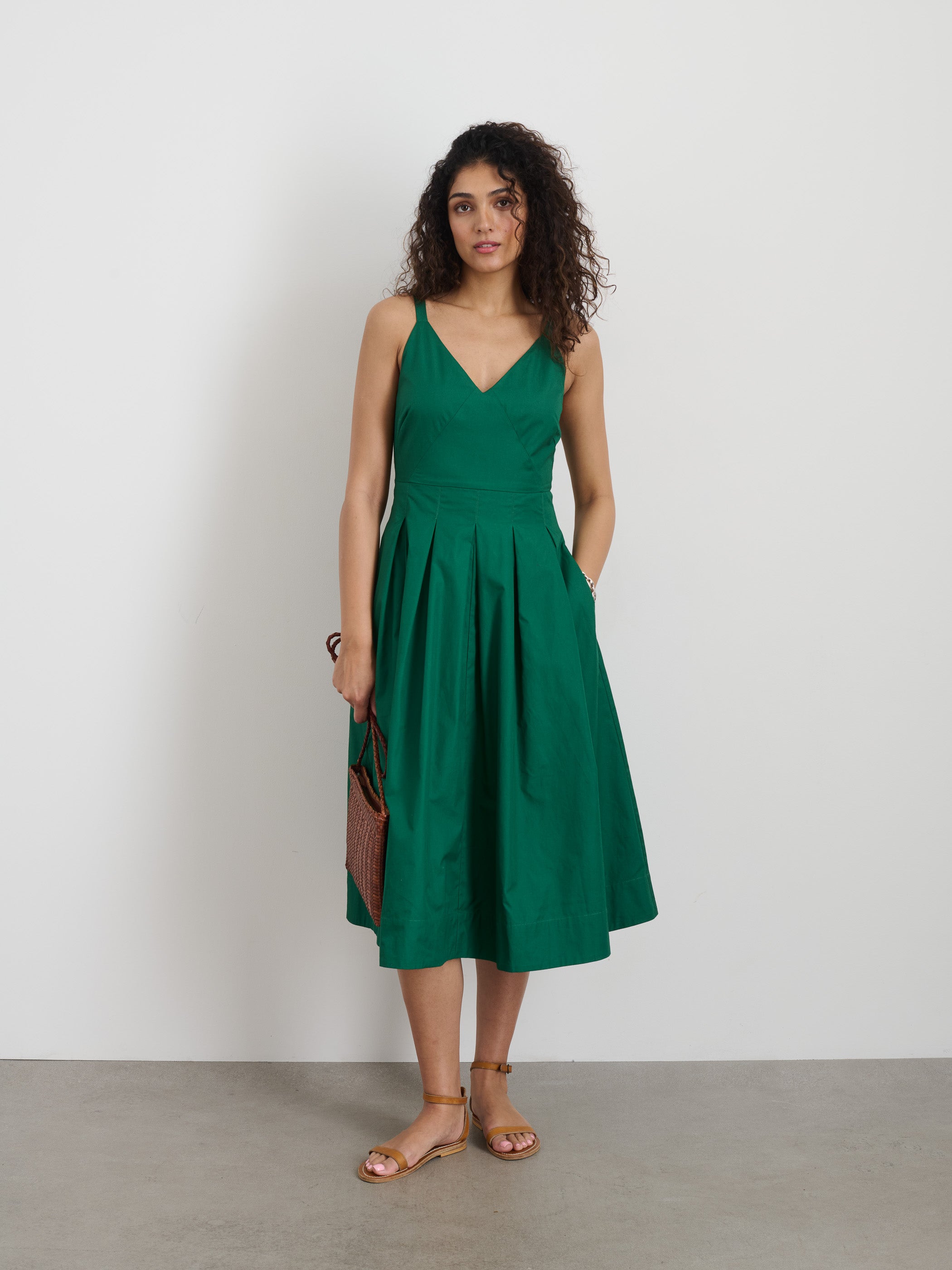 Abby Dress In Cotton Poplin