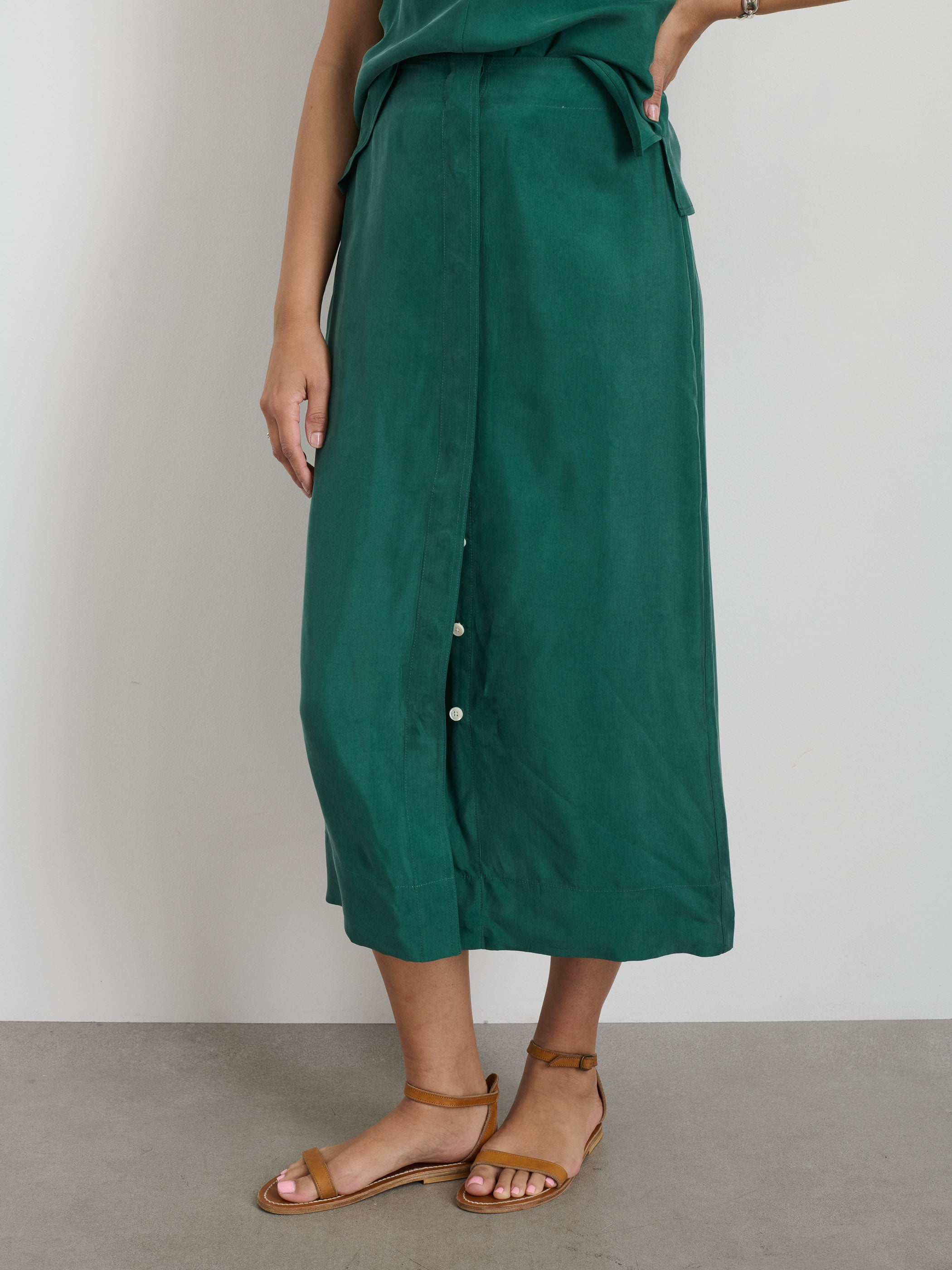 Mia Skirt In Cupro