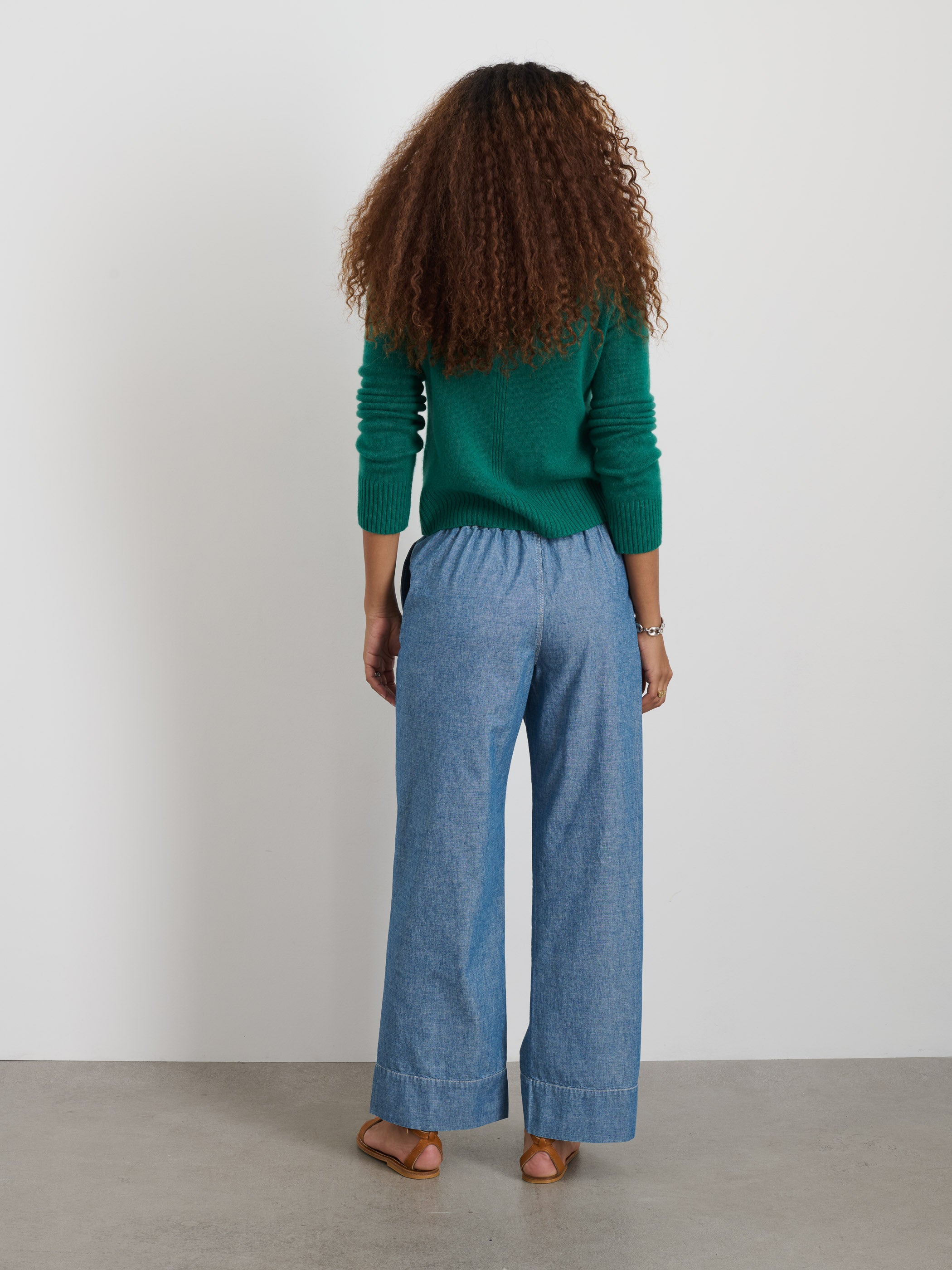 Riley Pant In Chambray