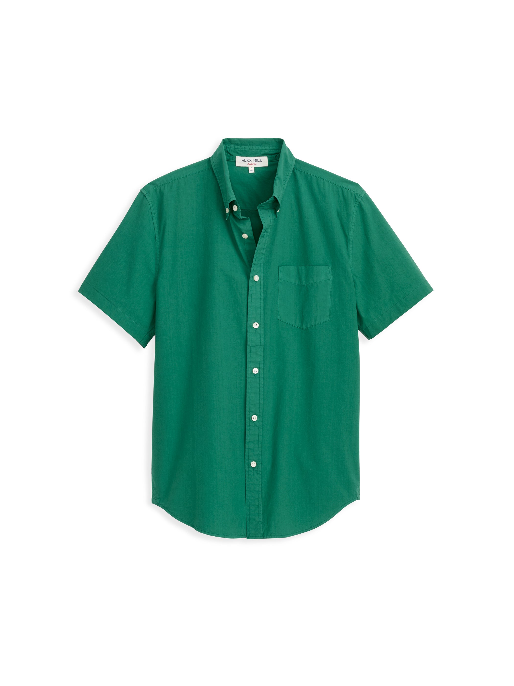 Short Sleeve Mill Shirt in Cotton