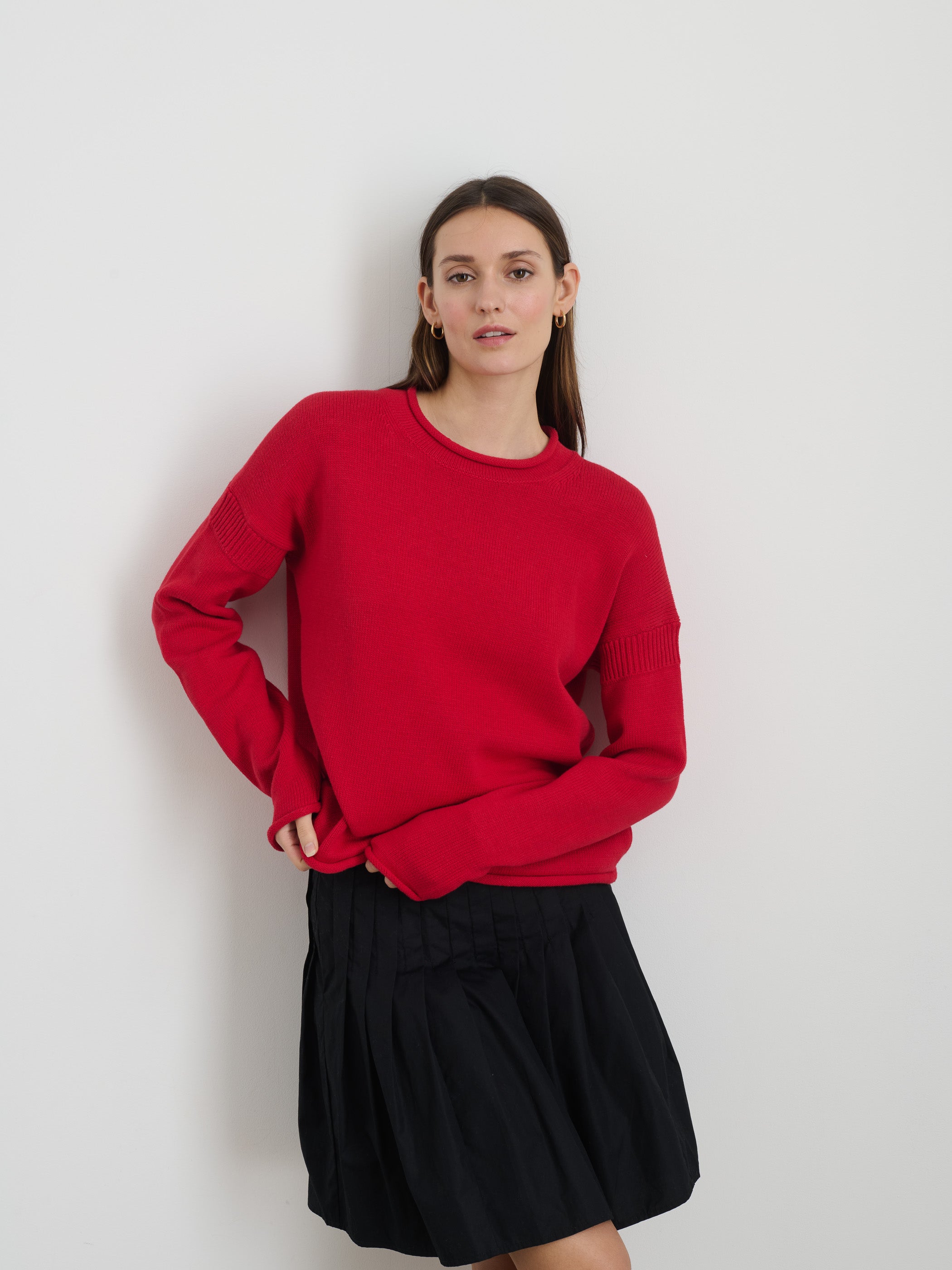 Mariner Rollneck Sweater In Cotton