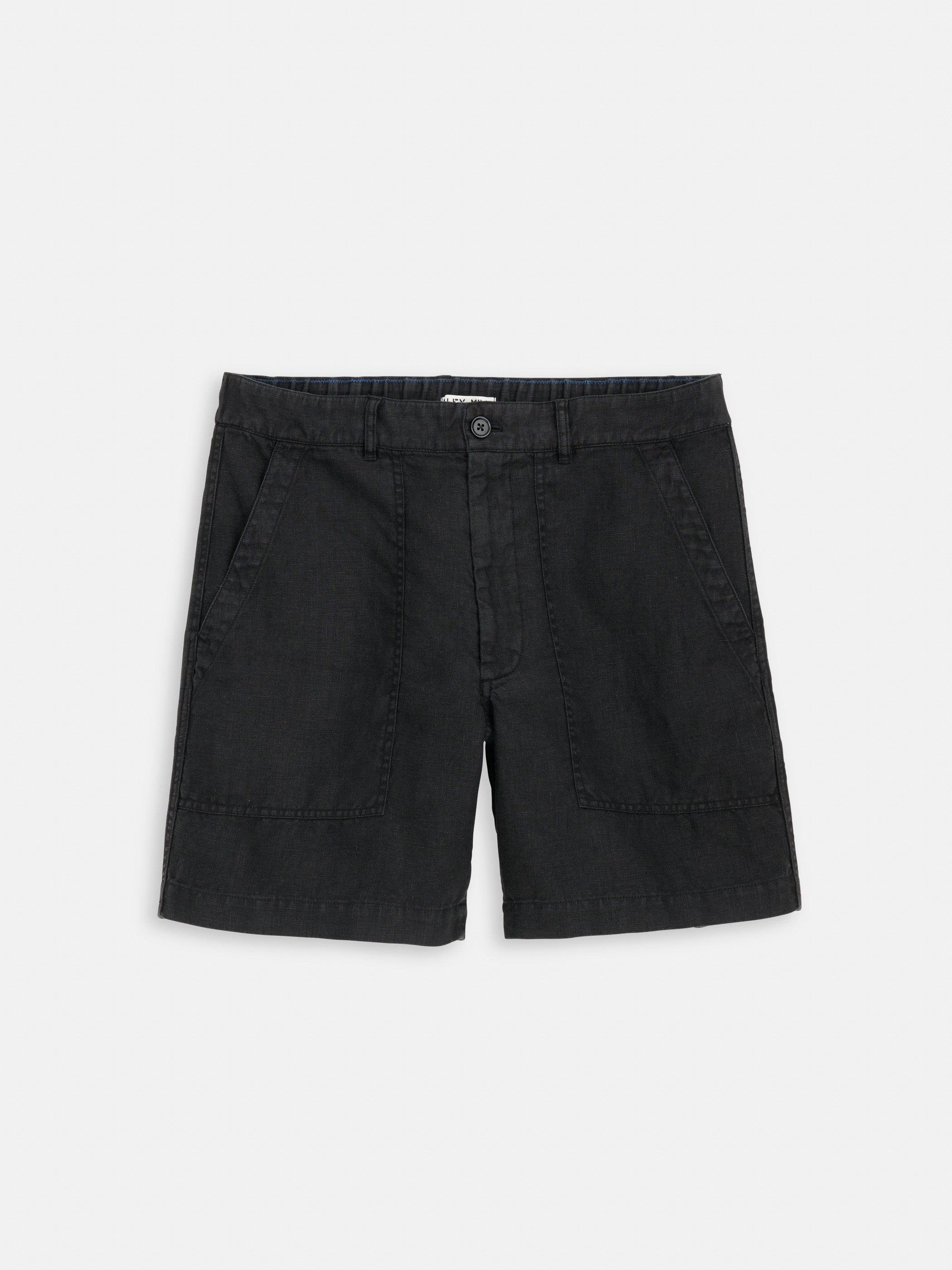 Garment Dyed Pull On Field Short In Linen