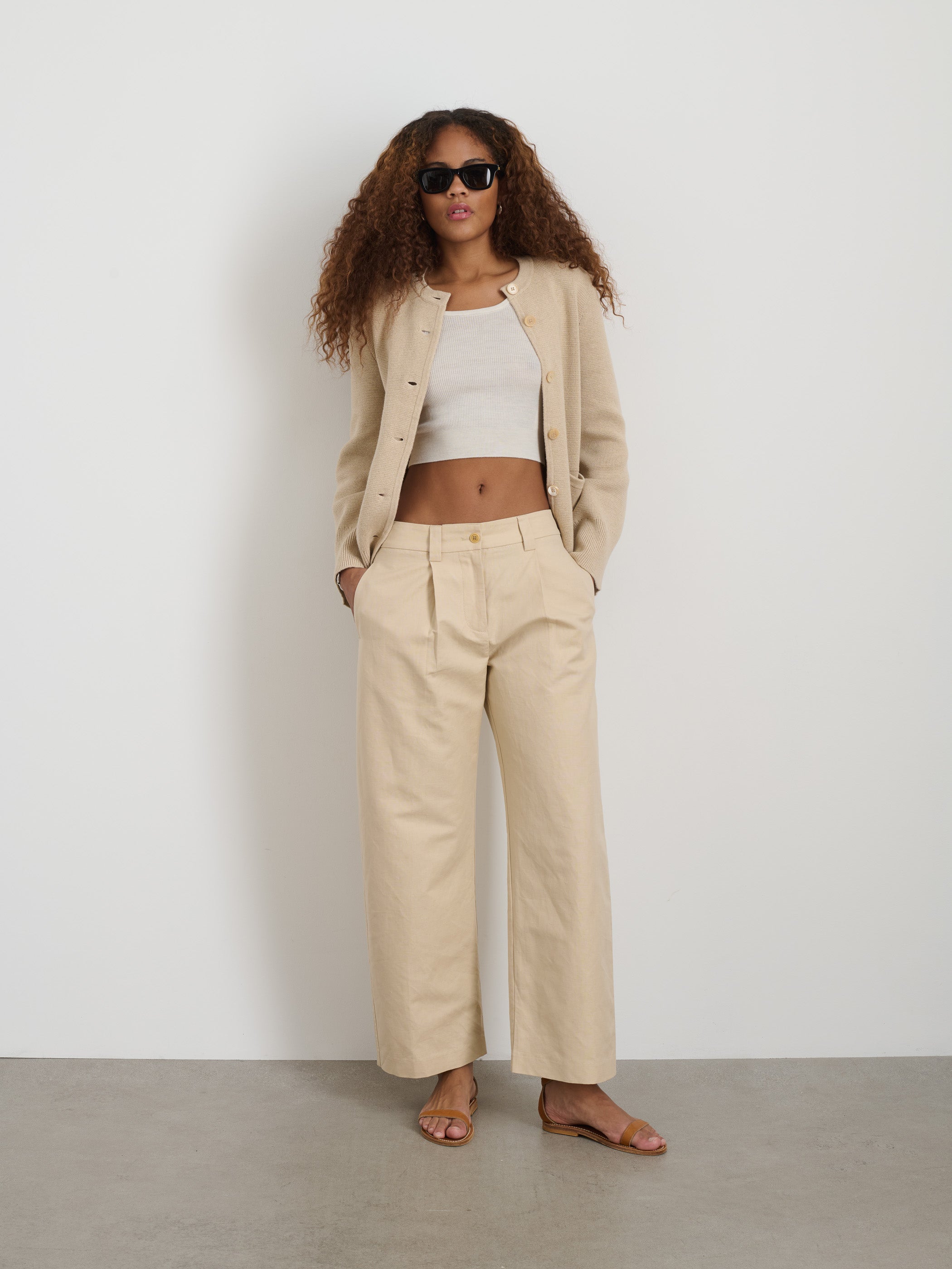 Soho Pant In Cotton Linen