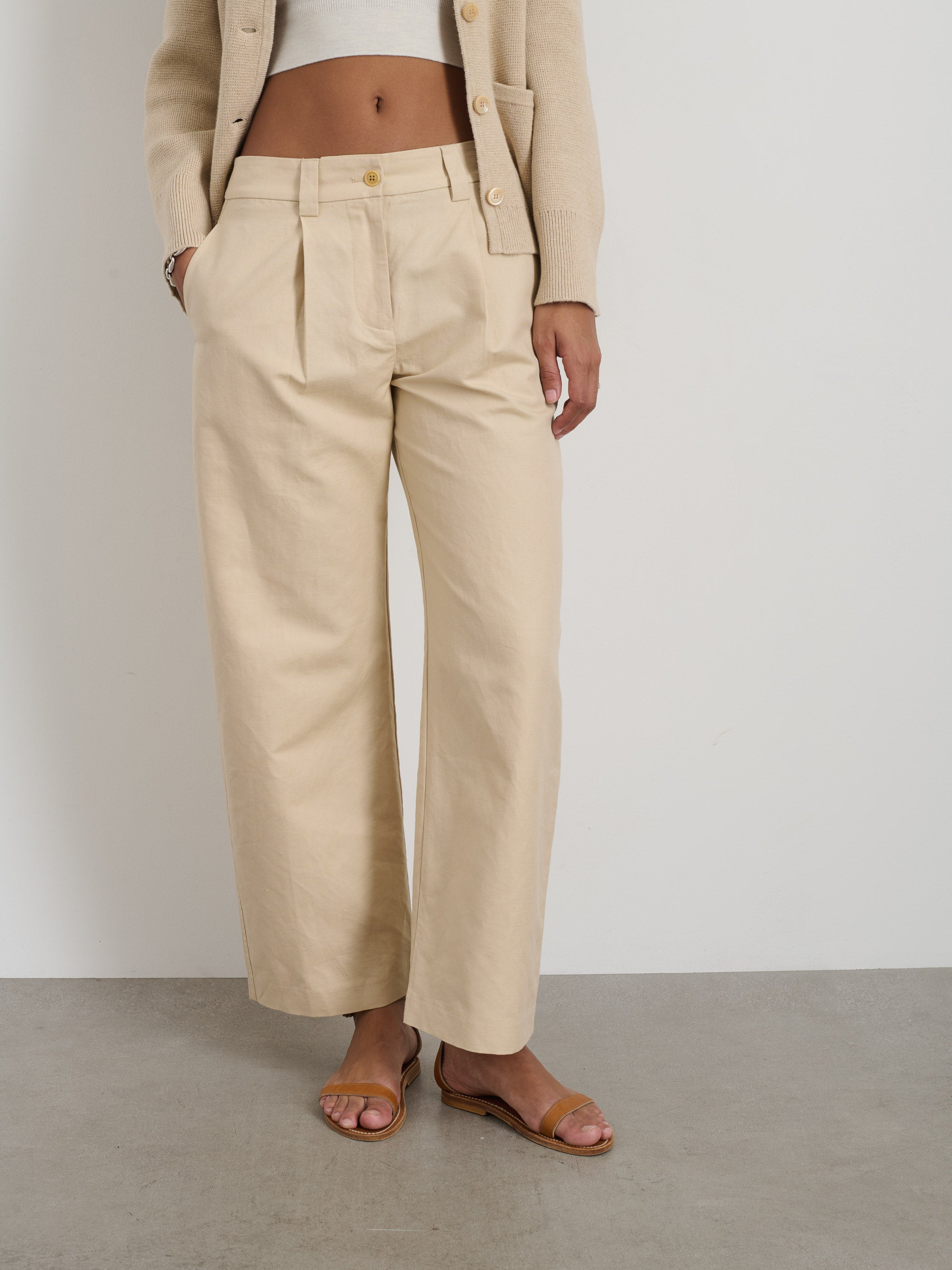 Soho Pant In Cotton Linen