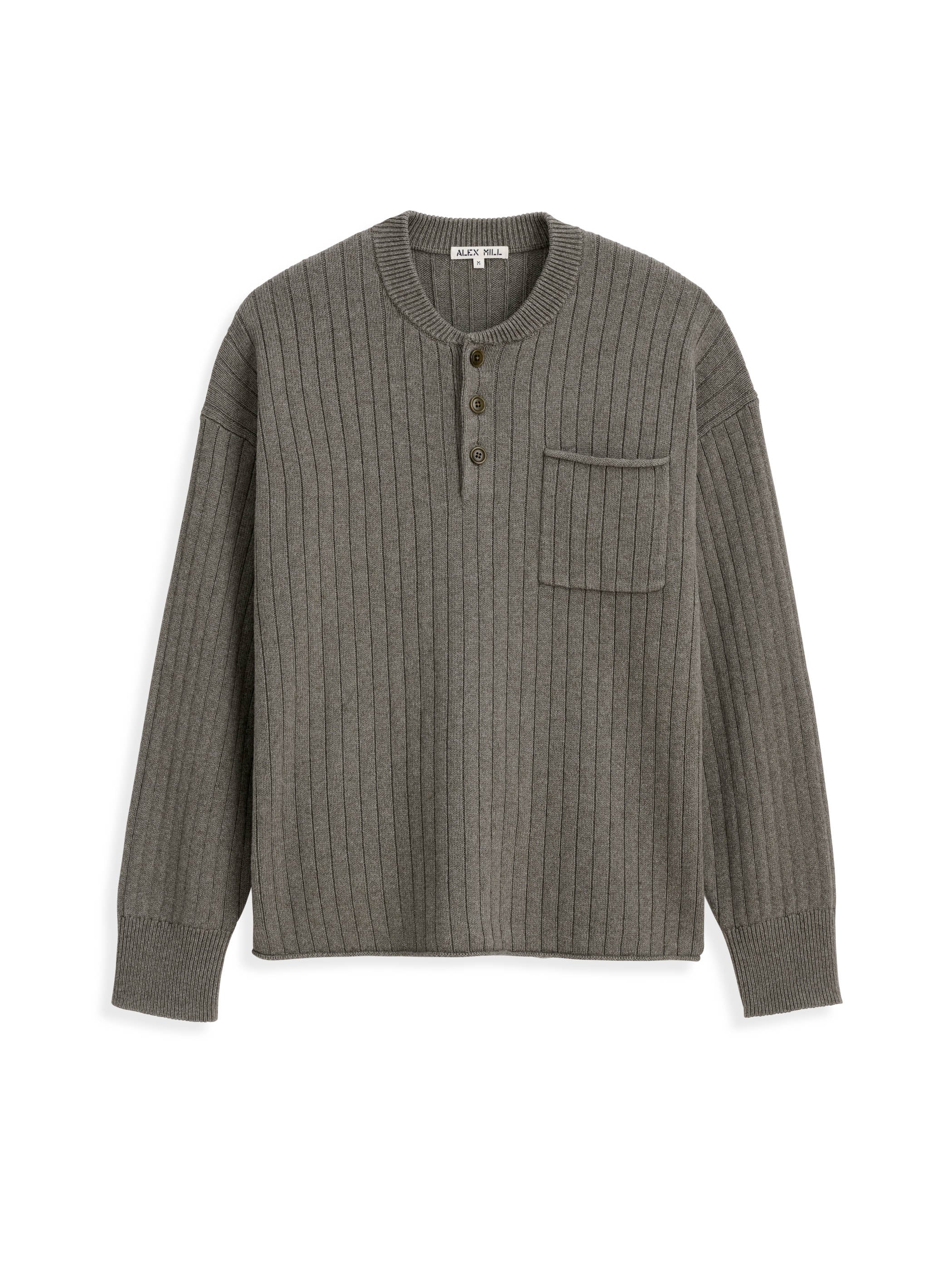 Sawyer Ribbed Henley Sweater