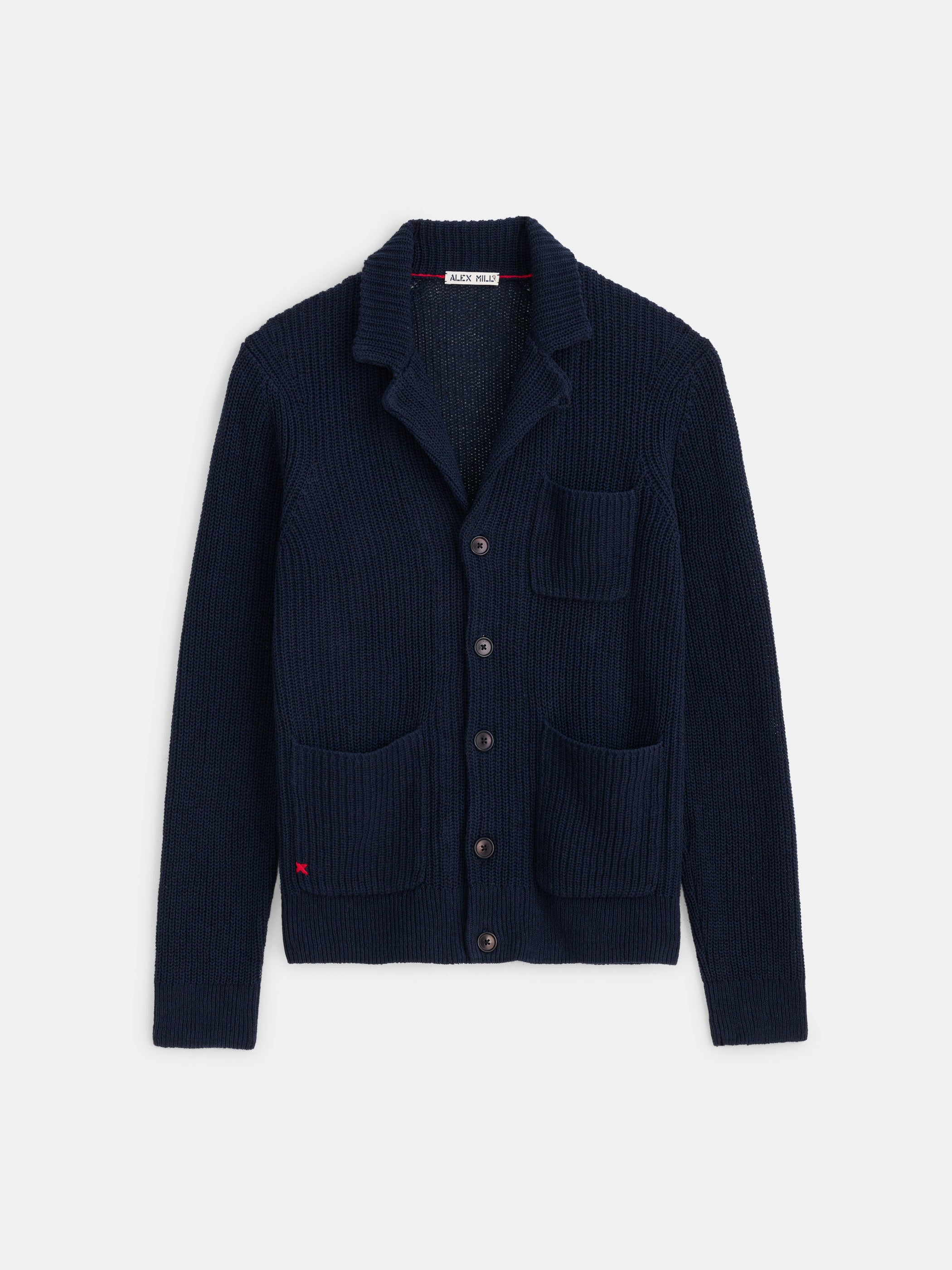Mitchell Cardigan In Linen Cotton