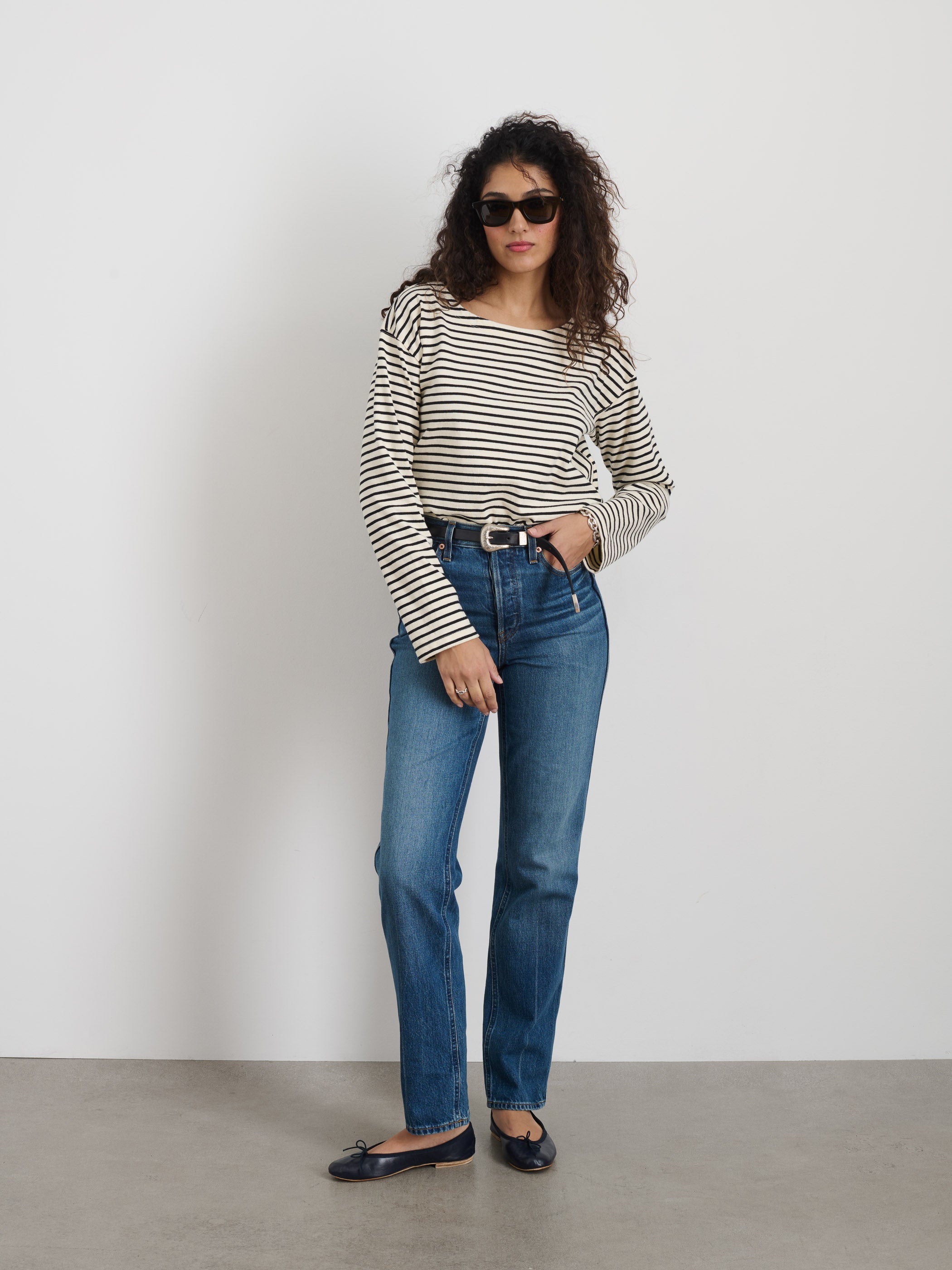 Emily Tee in Stripe