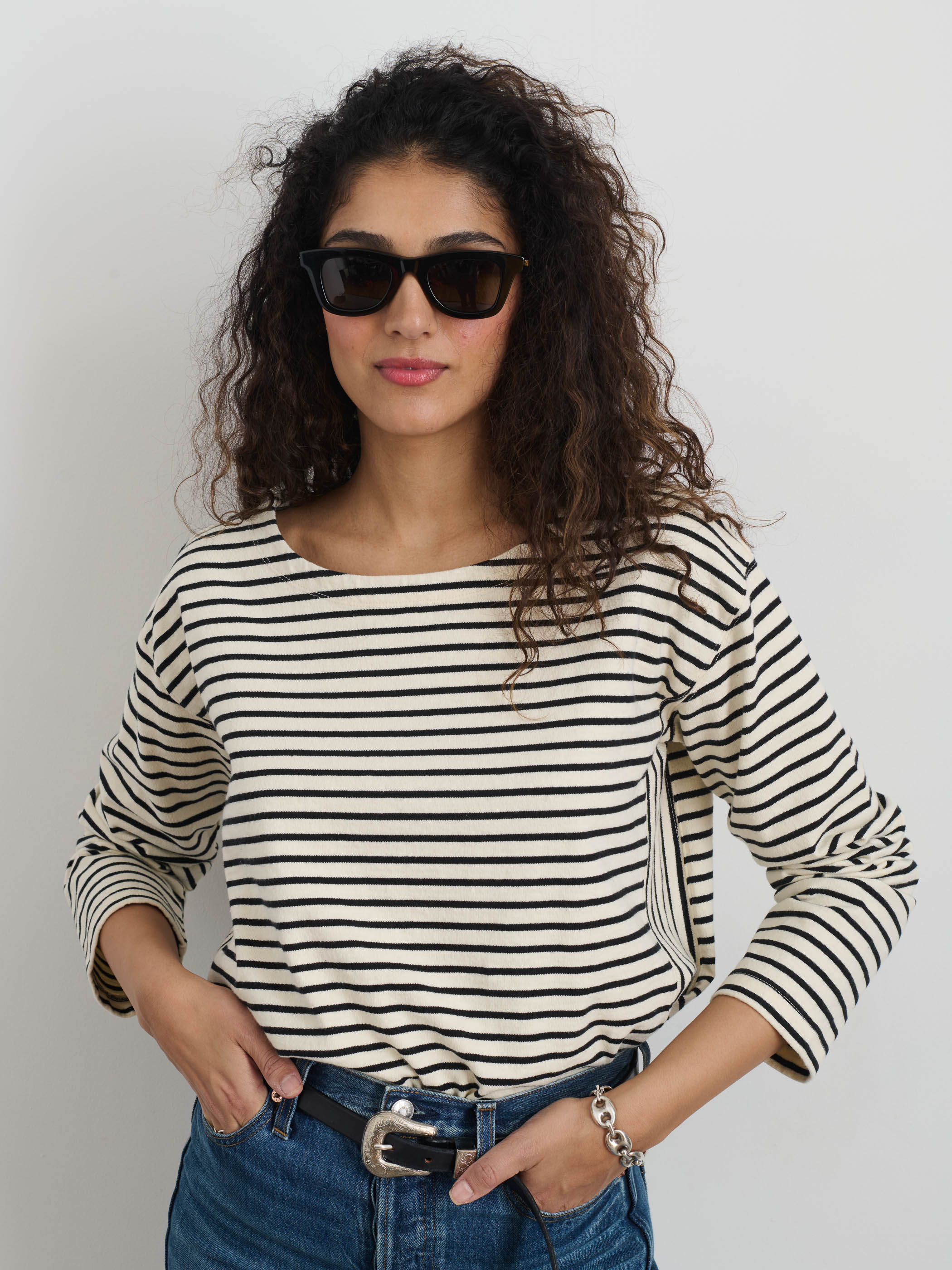 Emily Tee in Stripe