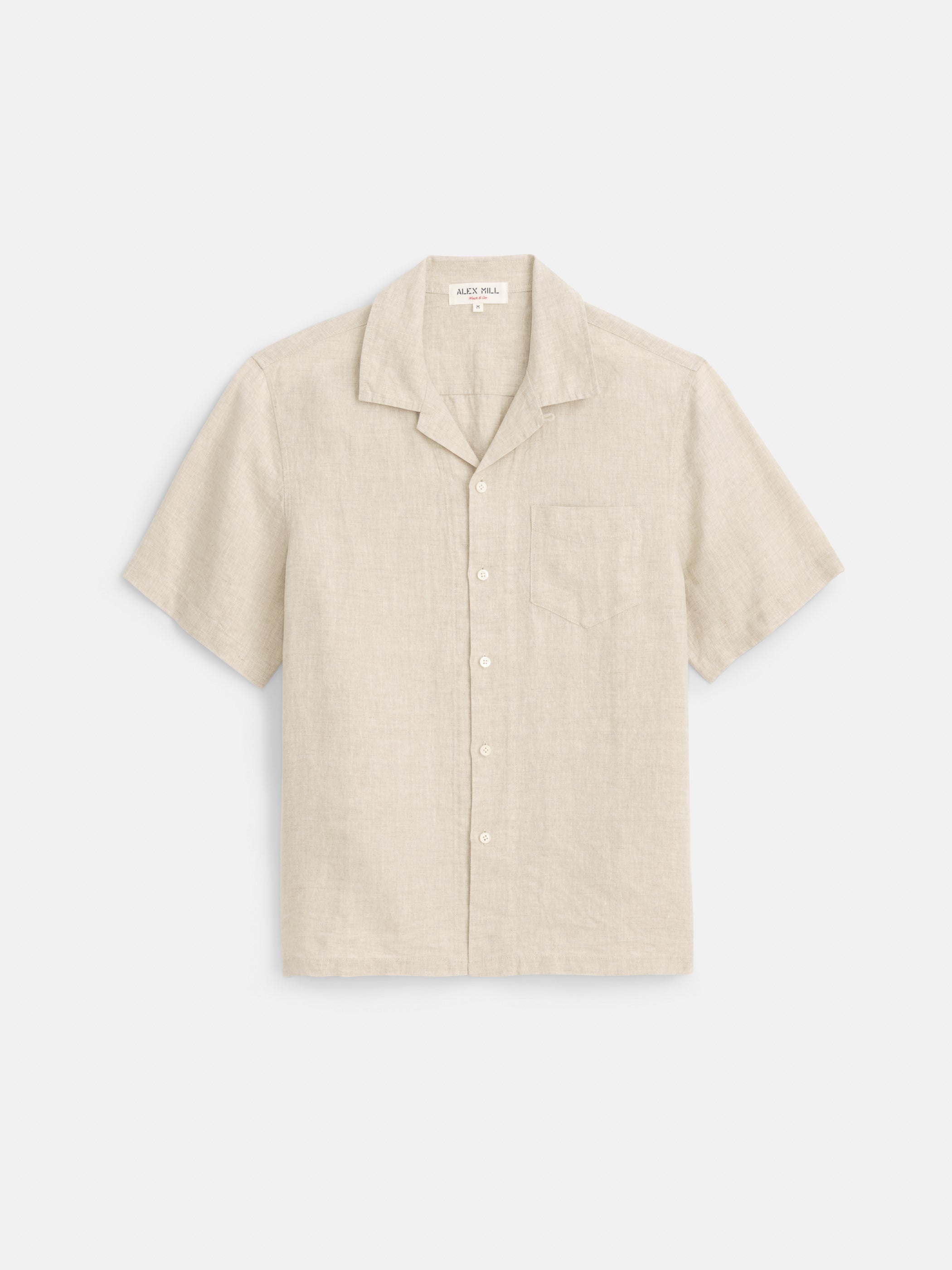 Camp Shirt In Flax Linen