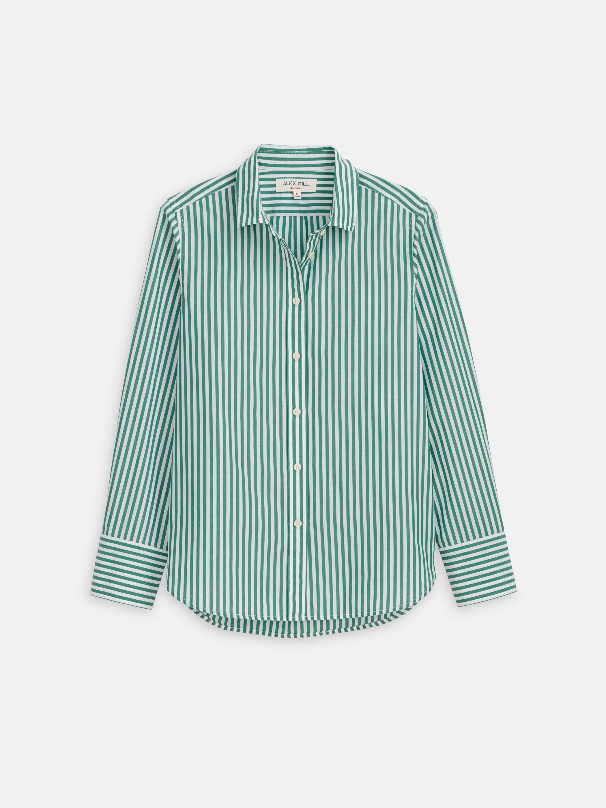 Val Shirt in Striped Poplin
