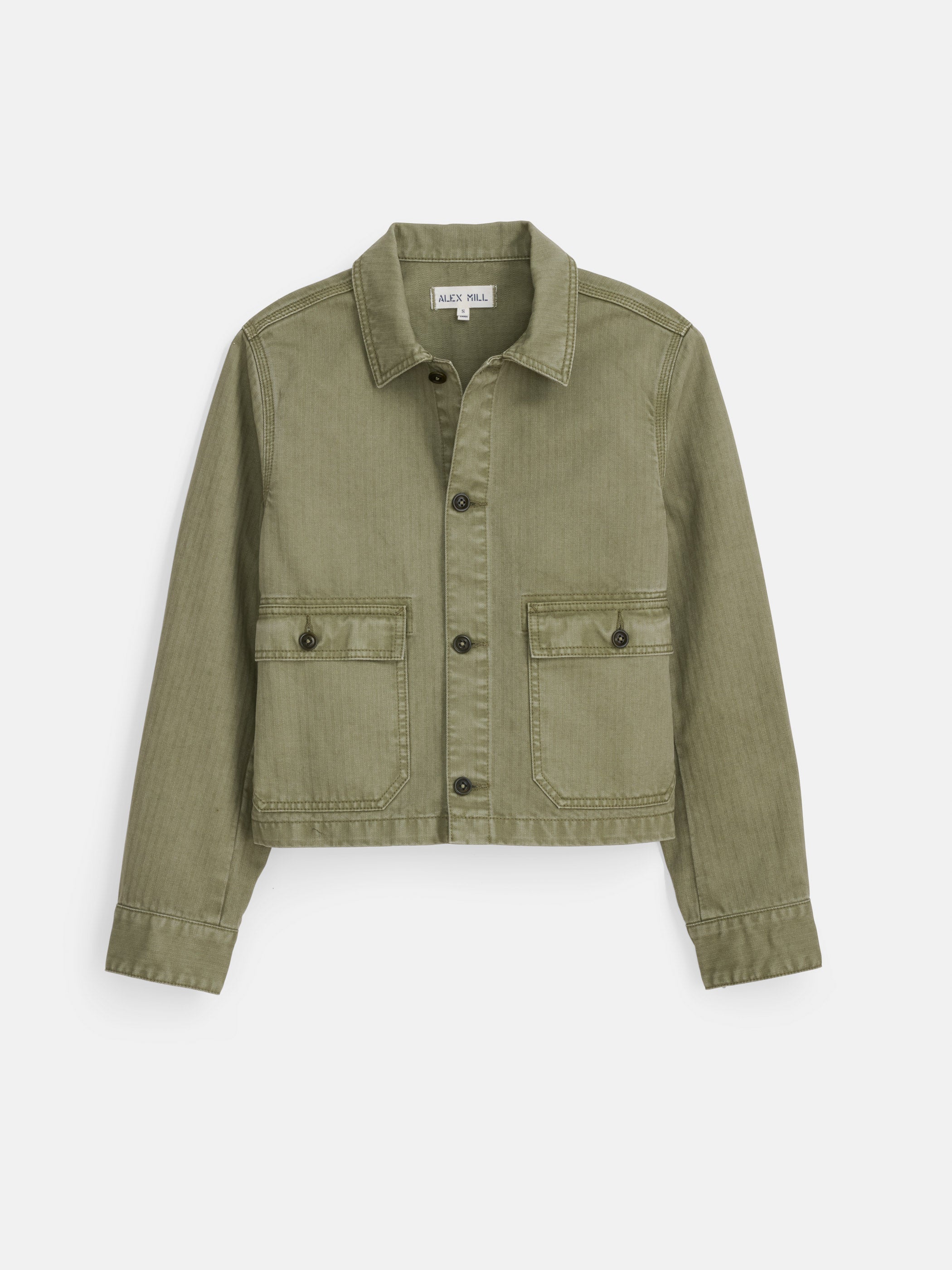 Marfa Work Jacket In Herringbone