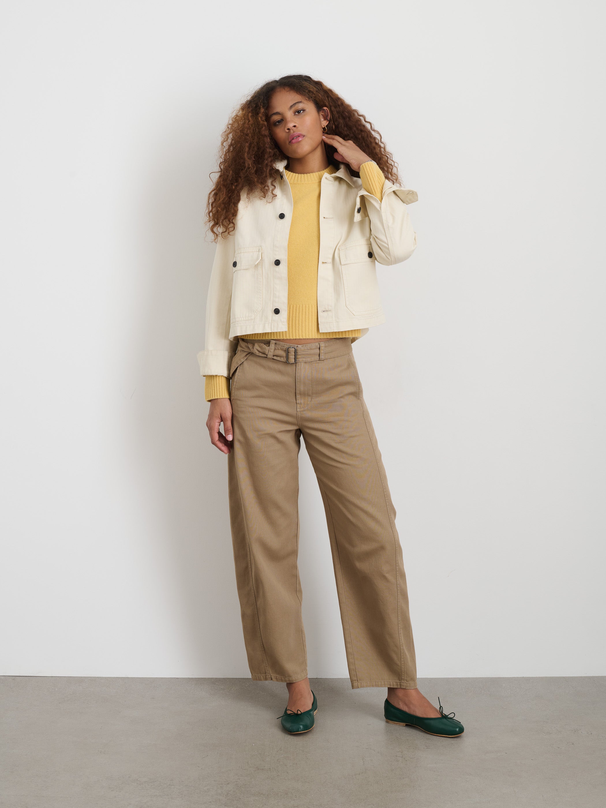Marfa Work Jacket In Herringbone