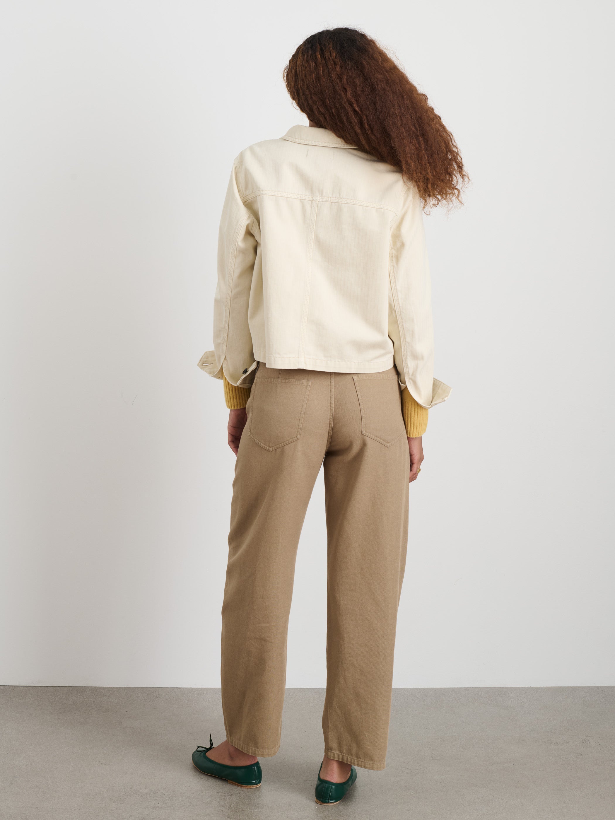 Marfa Work Jacket In Herringbone