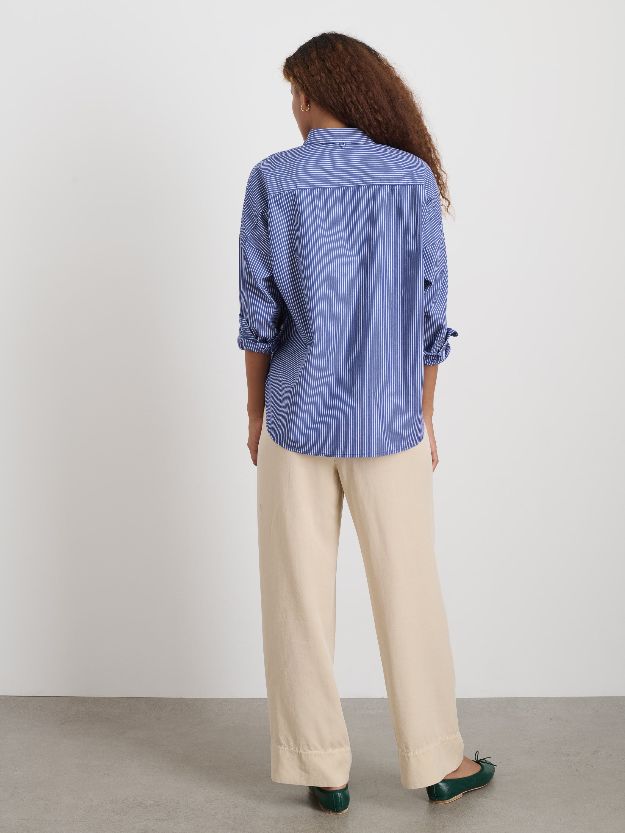 Riley Pant in Drapey Twill