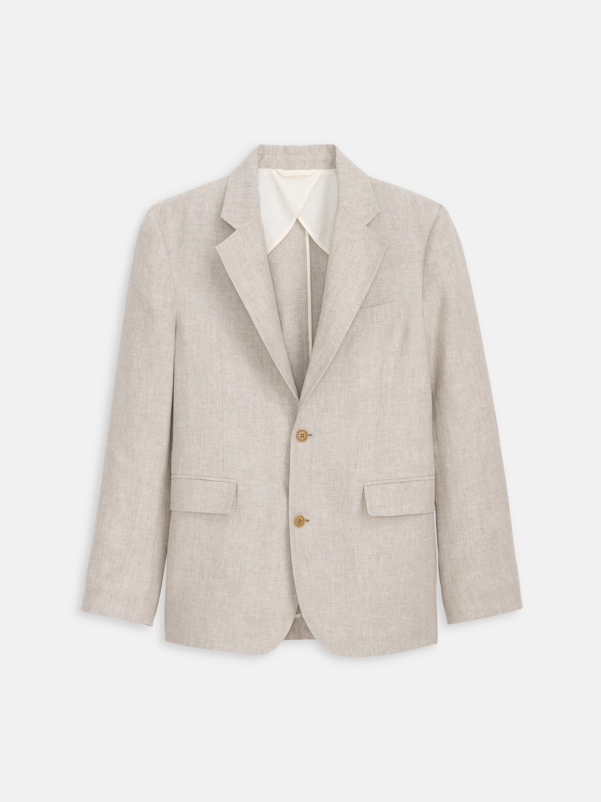 Cooper Blazer In Flax Linen