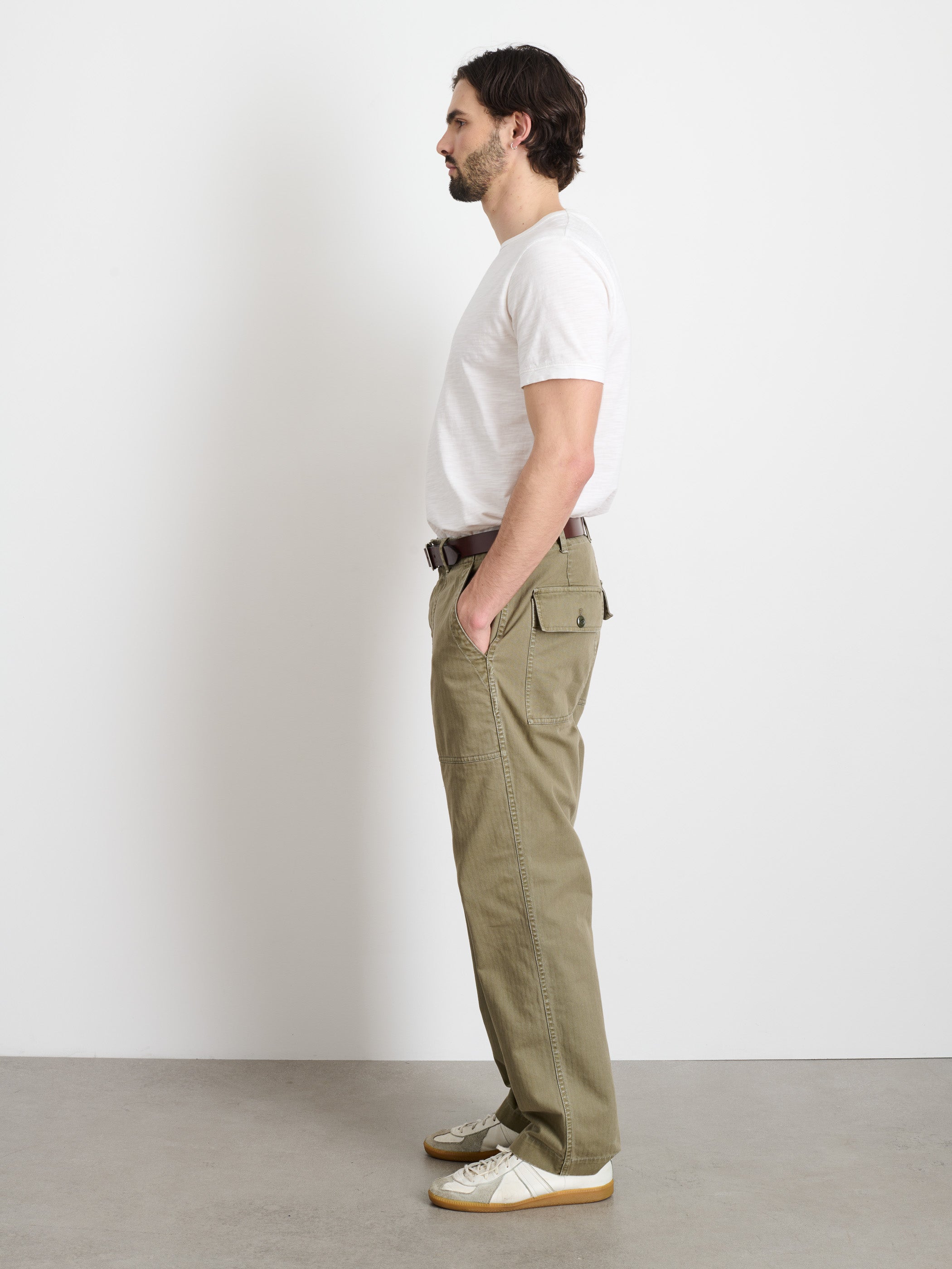 Field Pant in Herringbone