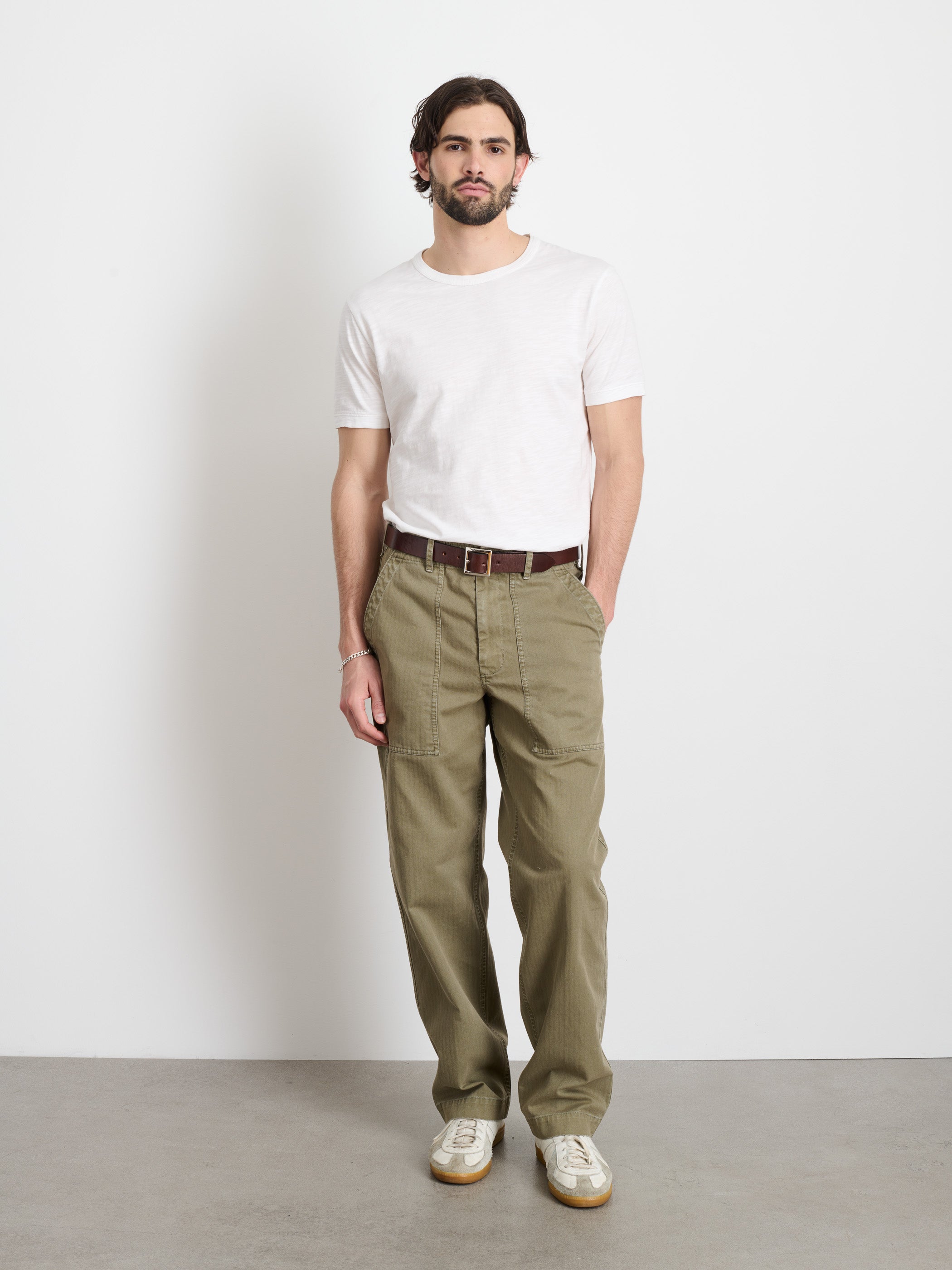 Field Pant in Herringbone