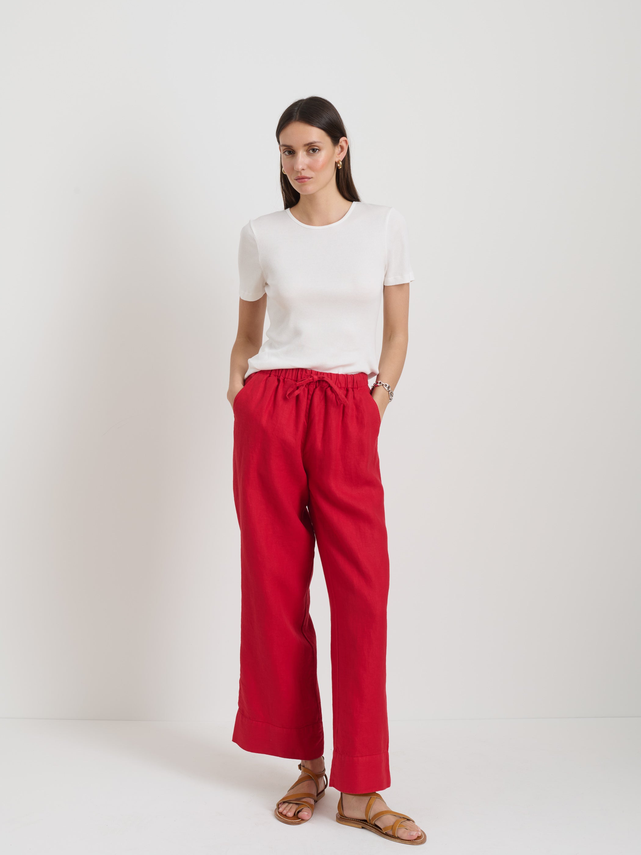 Riley Pant In Linen
