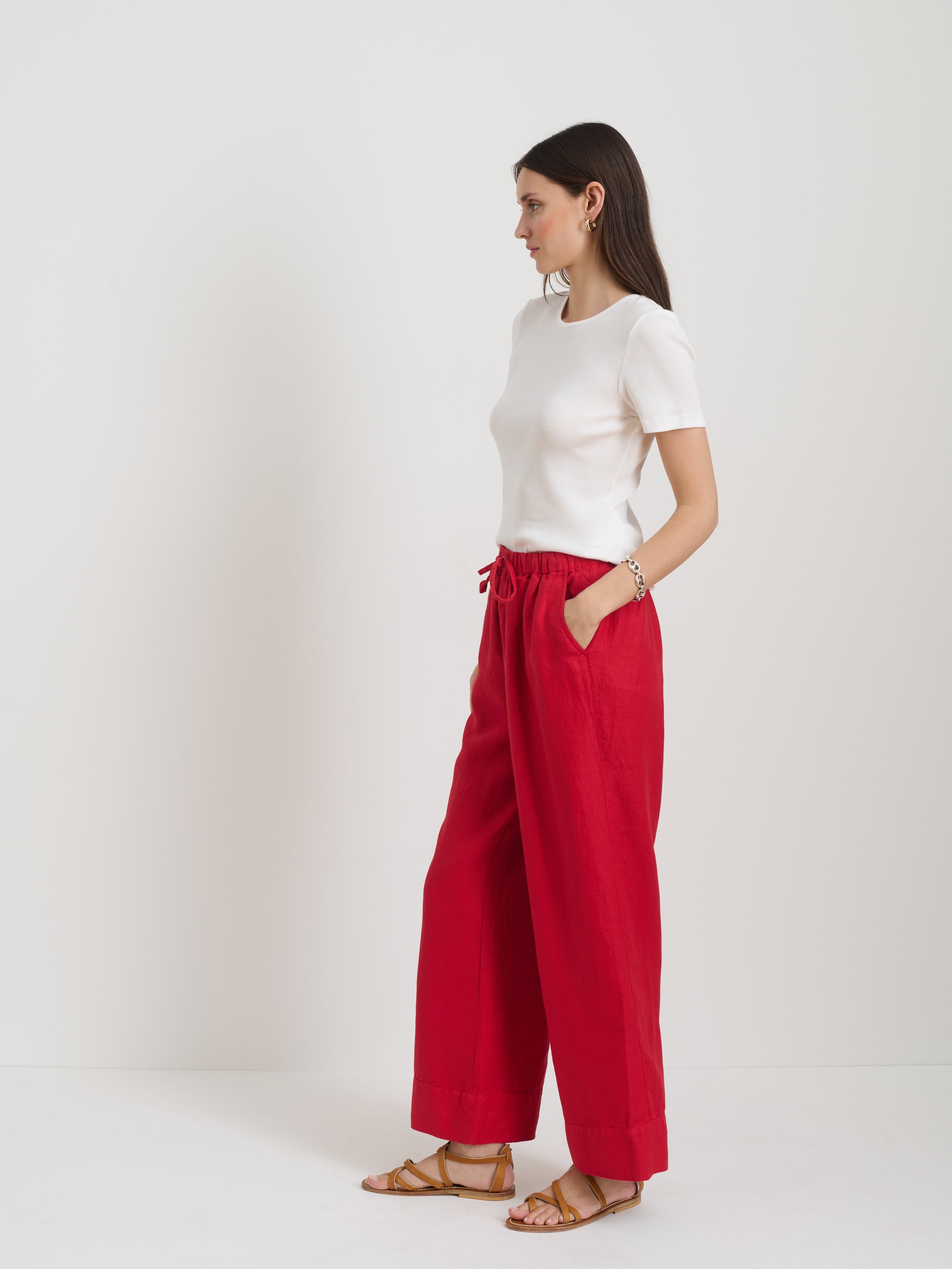 Riley Pant In Linen