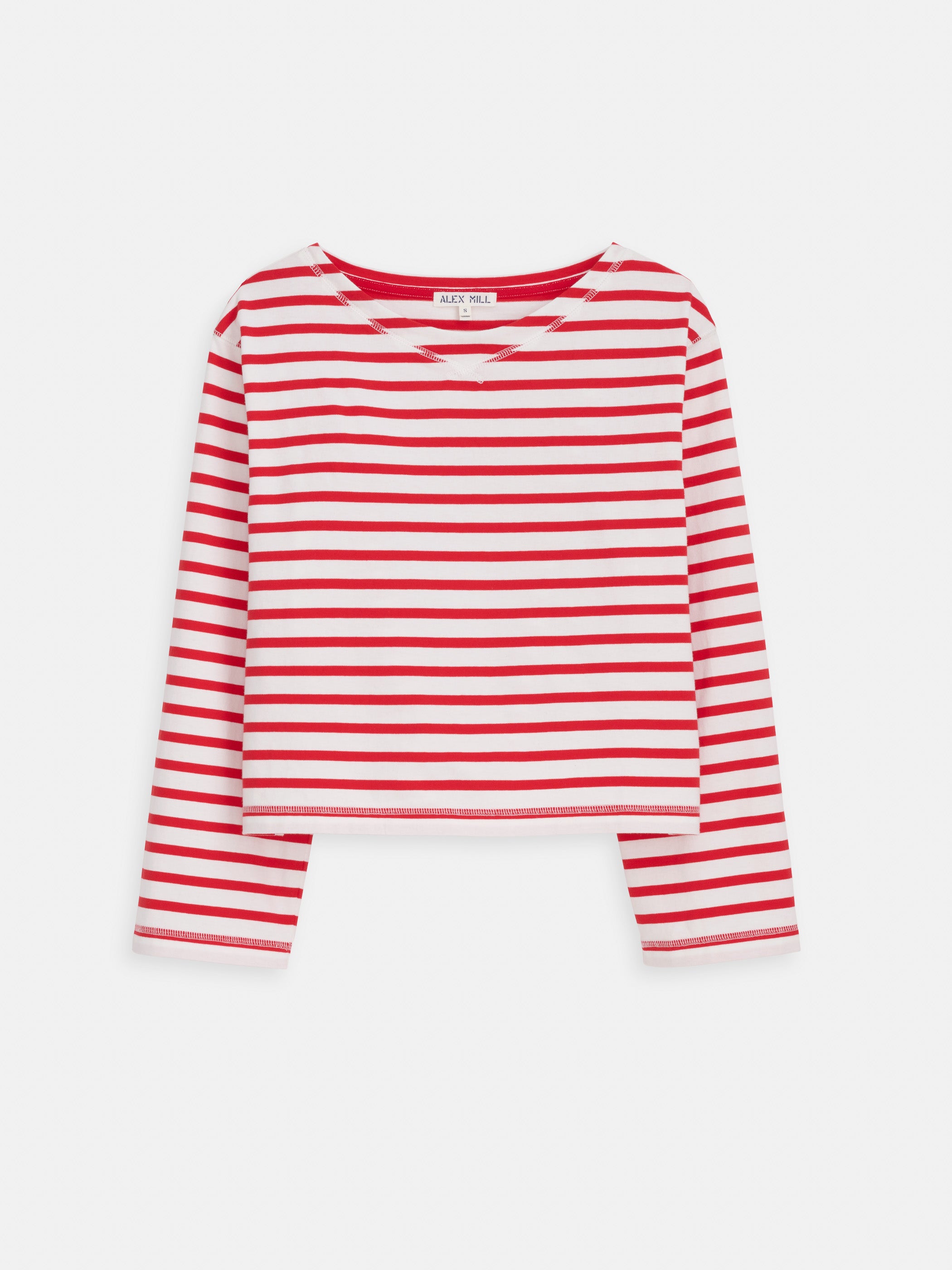 Marseille Striped Boatneck Tee In Cotton
