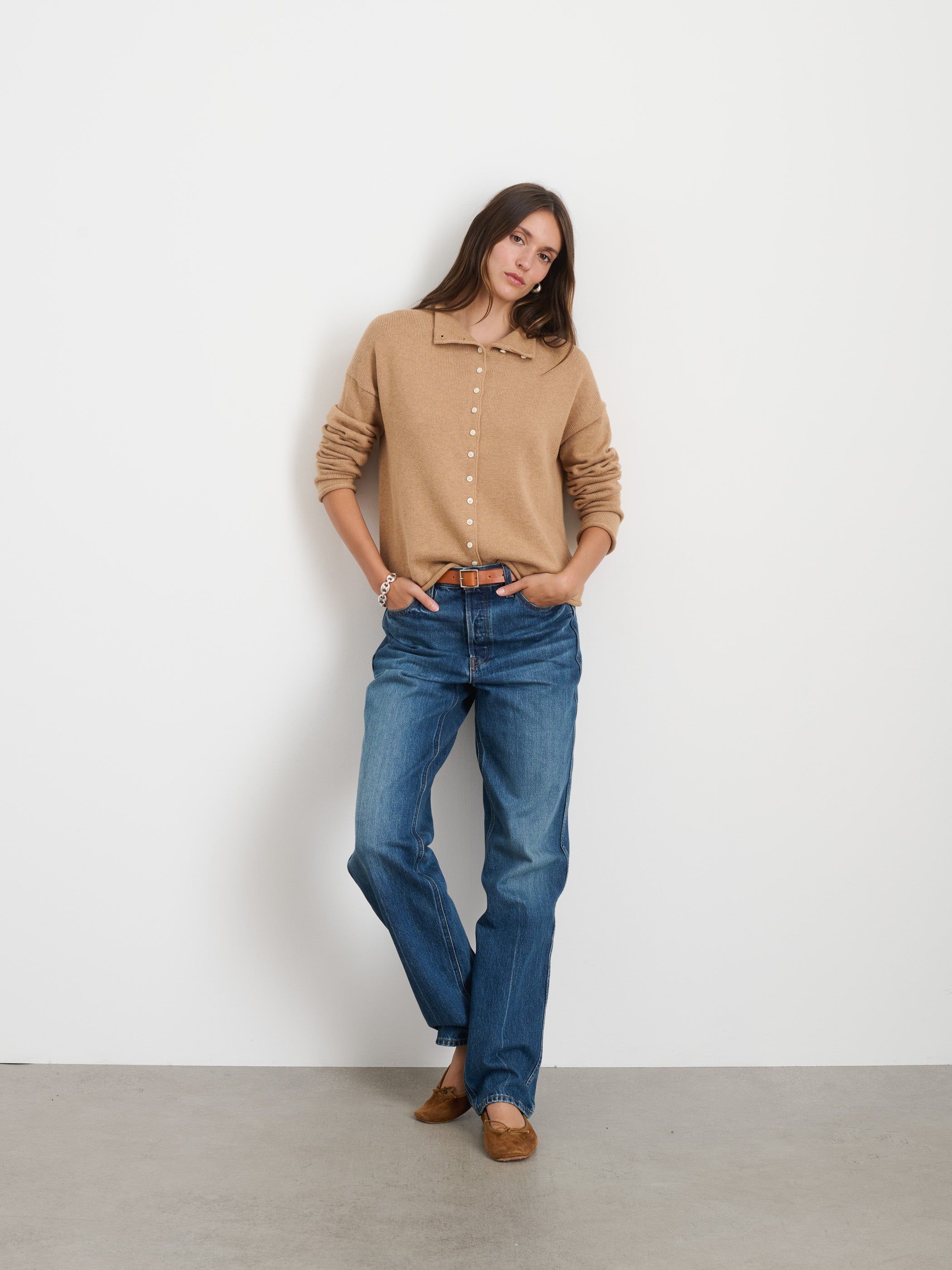 Taylor Cardigan in Cotton Cashmere
