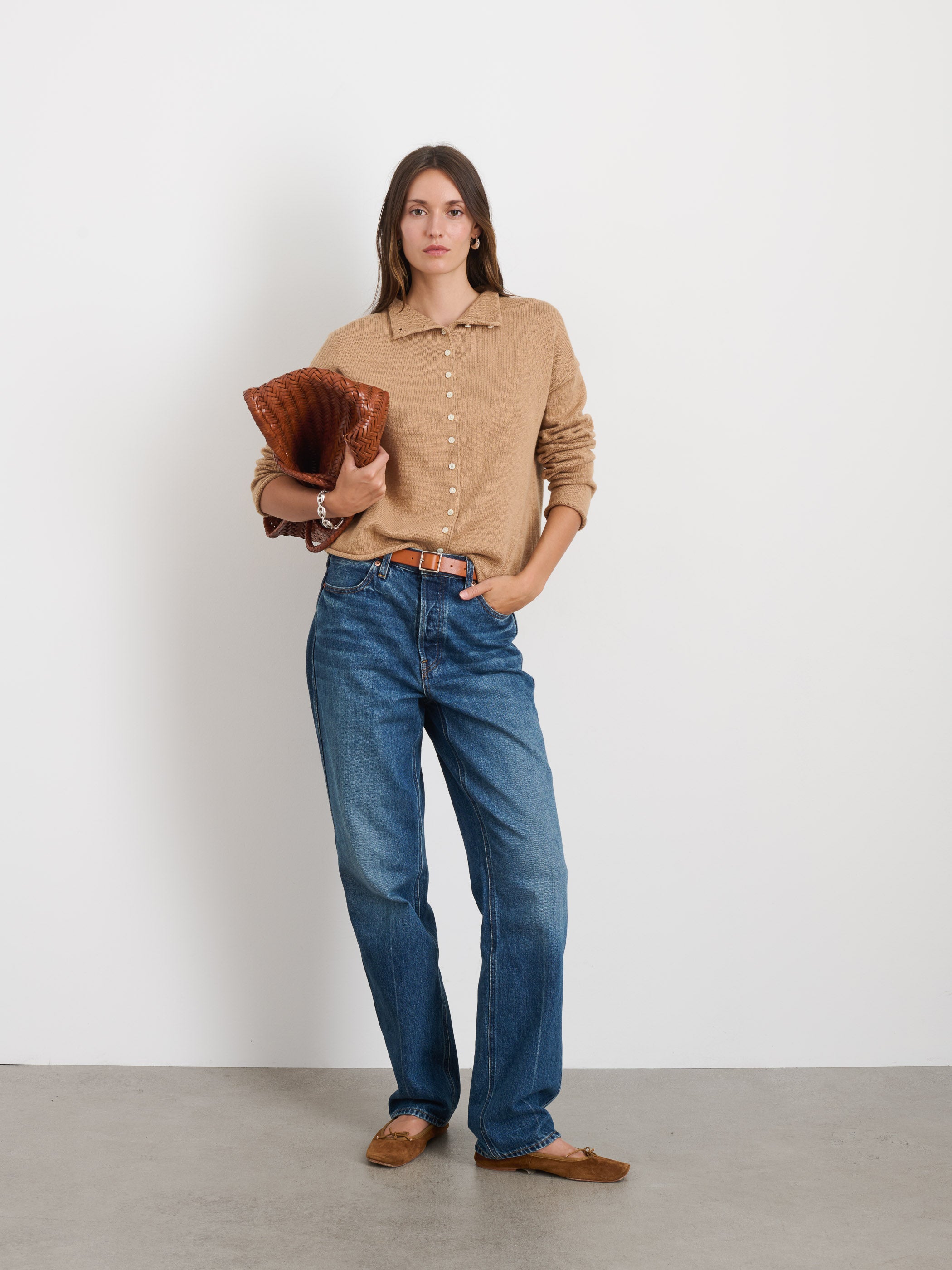Taylor Cardigan in Cotton Cashmere