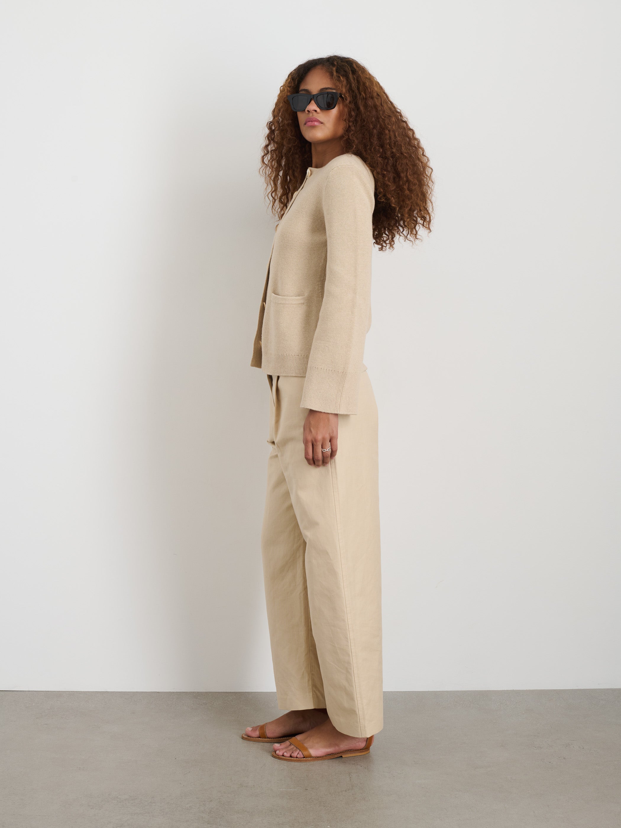 Provence Sweater Jacket In Cotton Cashmere