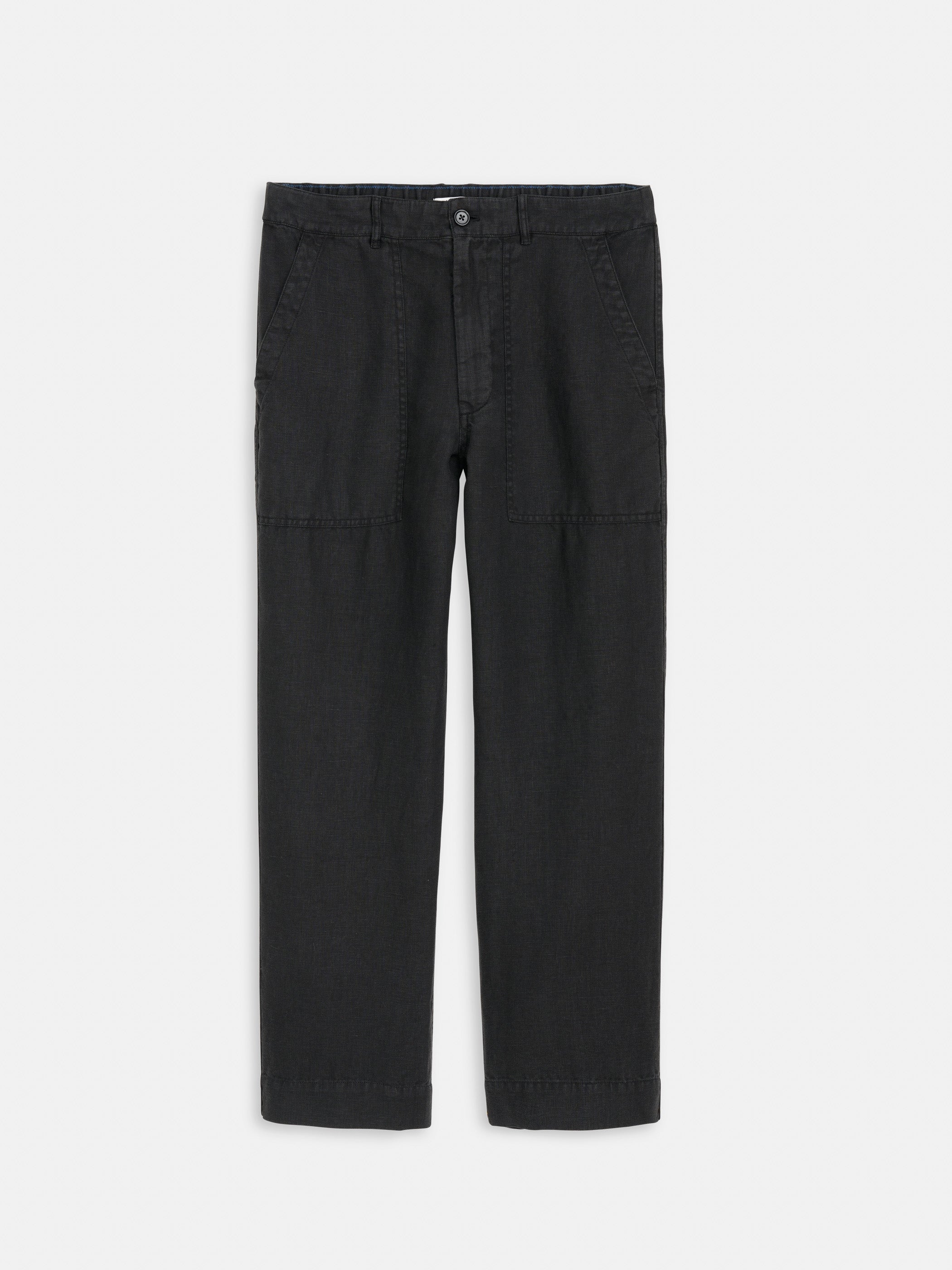 Garment Dyed Pull On Field Pant In Linen