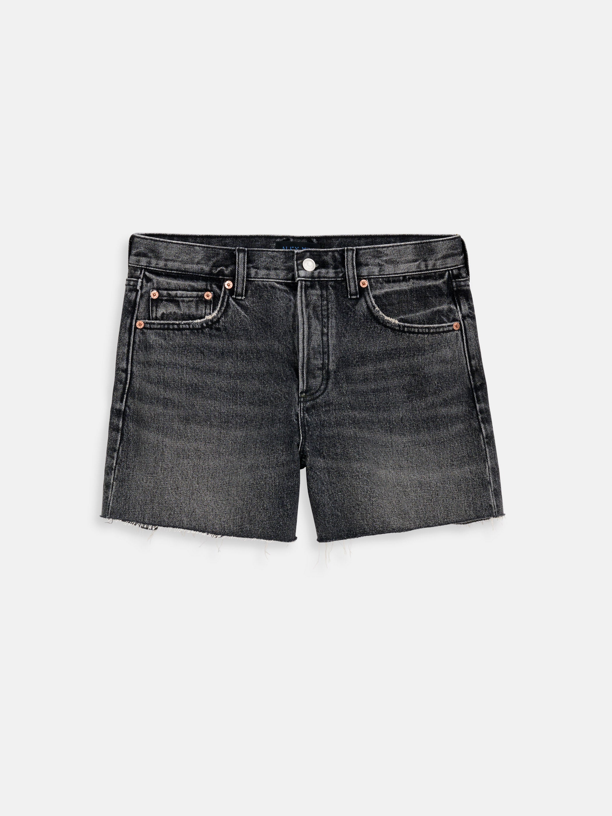 Stella Short in Black Denim