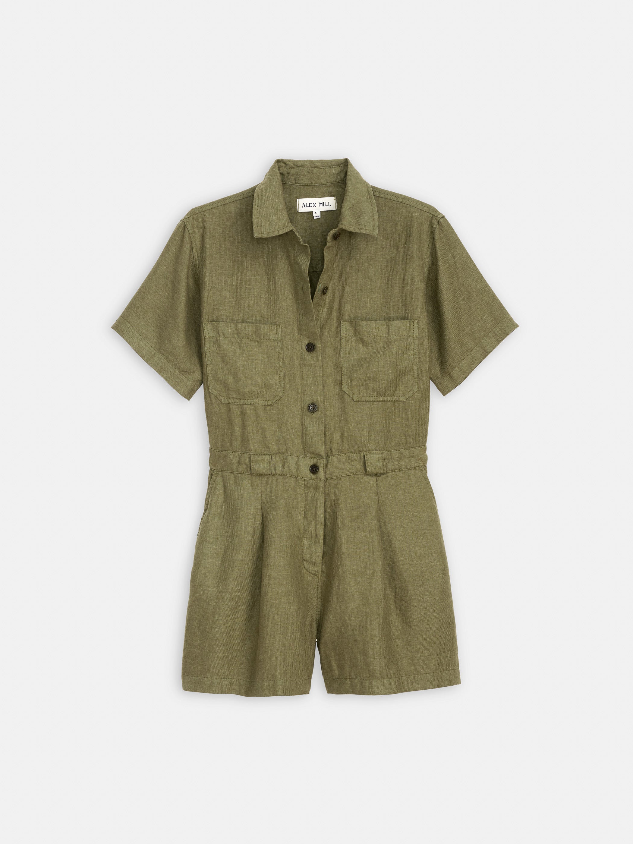 Cassi Romper In Linen