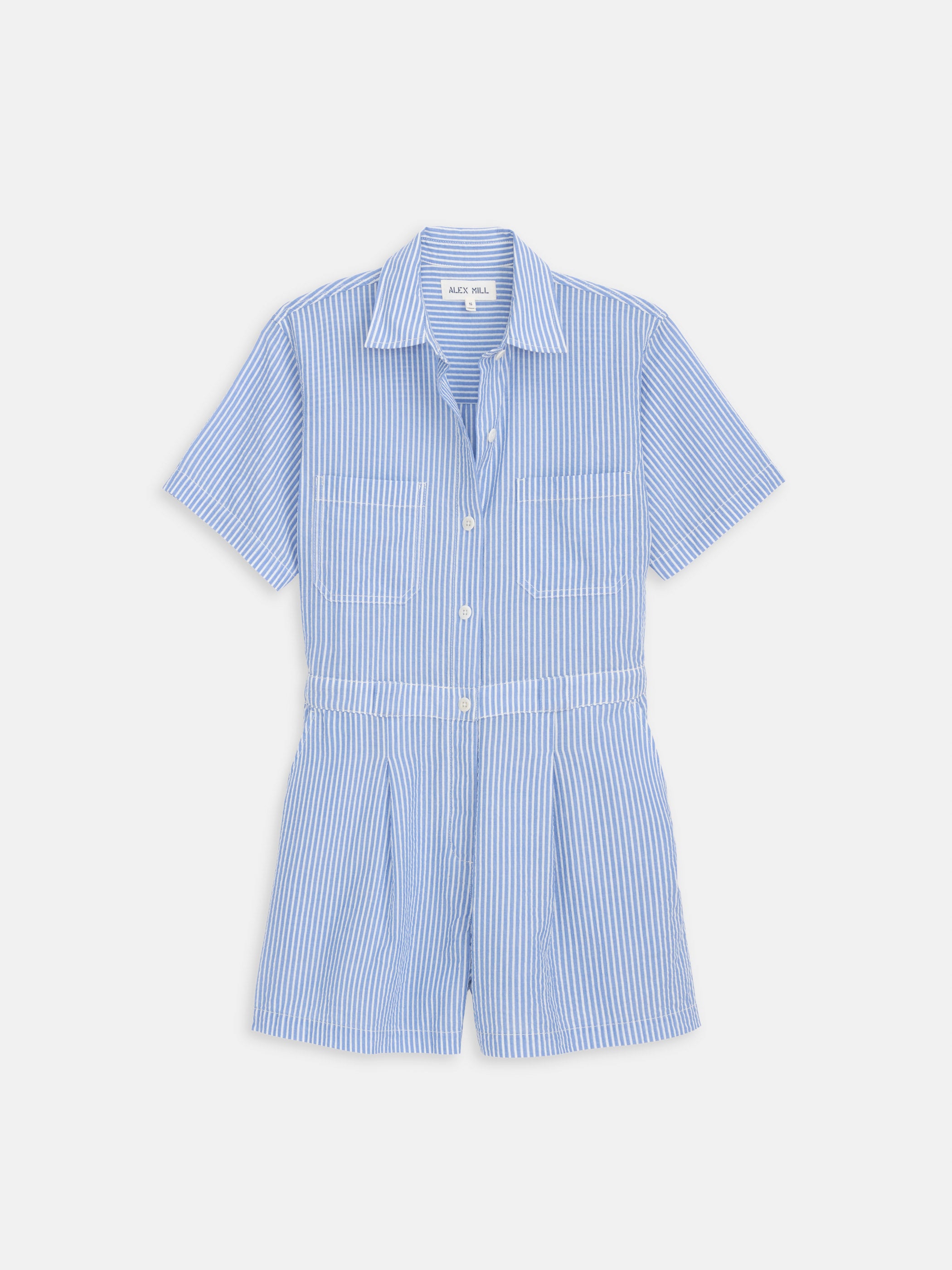 Cassi Romper In Seersucker