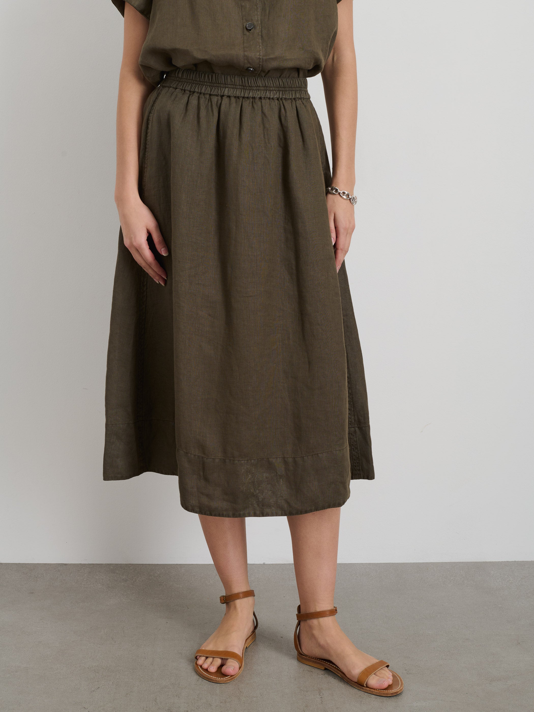 Maddie Skirt in Linen