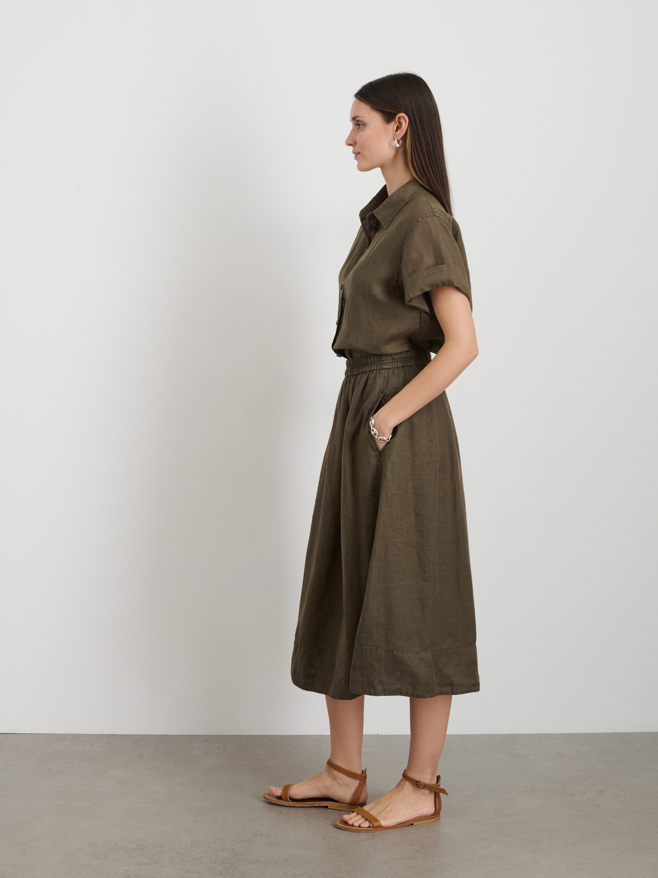 Maddie Skirt in Linen
